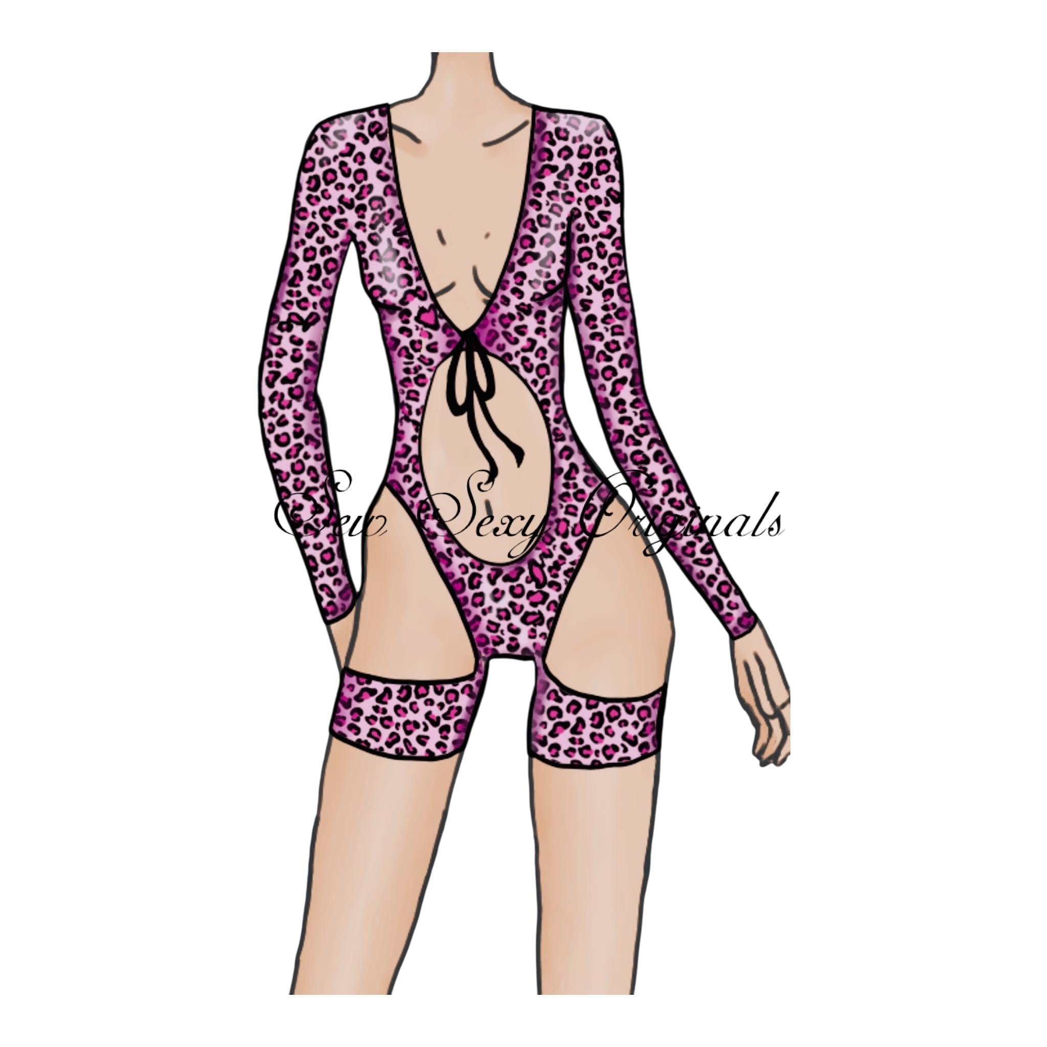 Bartender Bottlegirl  Sewing Pattern PDF Digital Download Exotic Dancewear Stripper Kaitlyn Romper