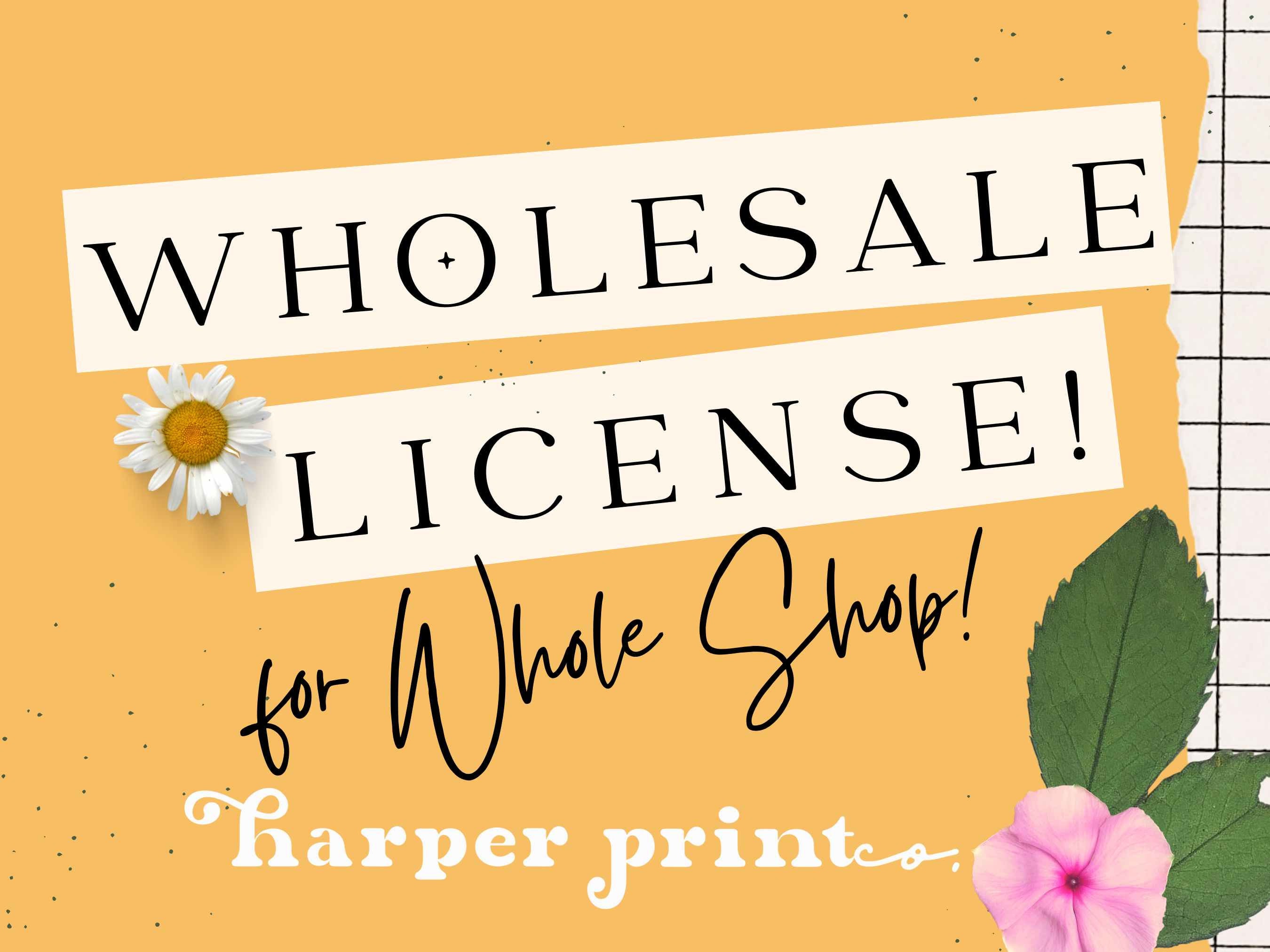 WHOLESALE LICENSE for Whole Shop Christian PNG Art Create Wholesale Products for Commercial Use Tshirt Designs for Printing and Sublimation