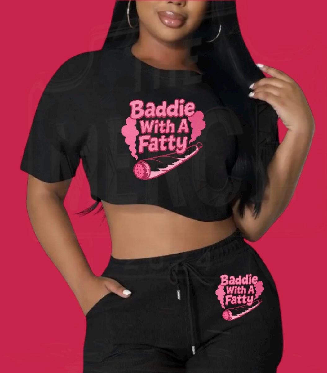 Baddie Fatty / Weed / 420 / Cannabis / SVG / PNG/ Digital Art / Adult Humor / Novelty / Instant Download