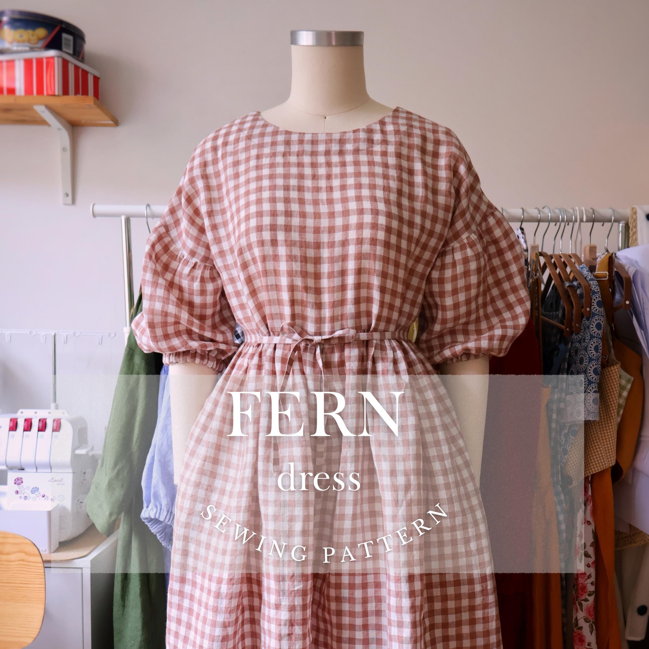 FERN dress PDF Pattern / us 0-22, eu 32-55, uk 4-26/ Digital Sewing Pattern