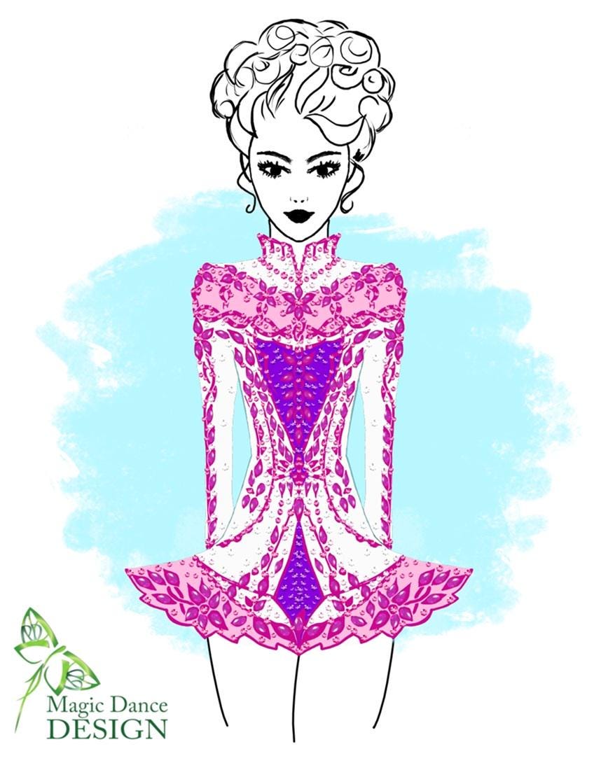 Irish dance dress idea MDD26102