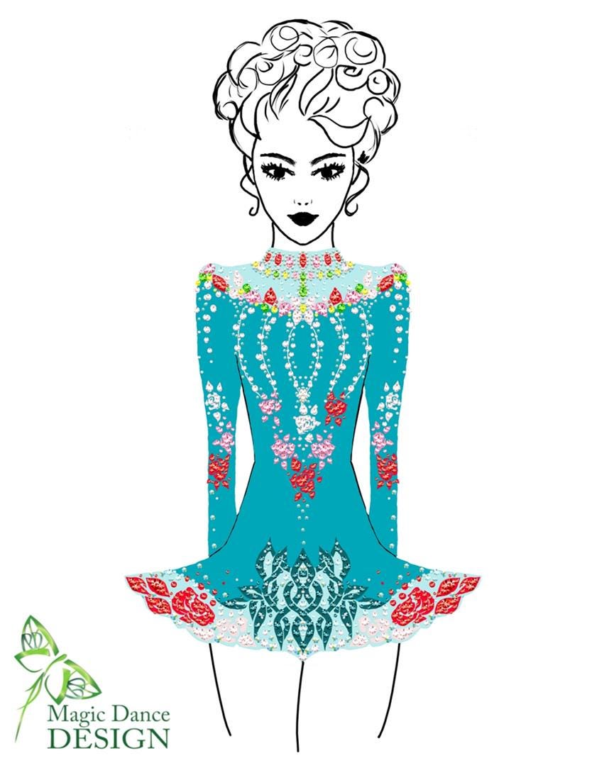 Irish dance dress idea MDD26321