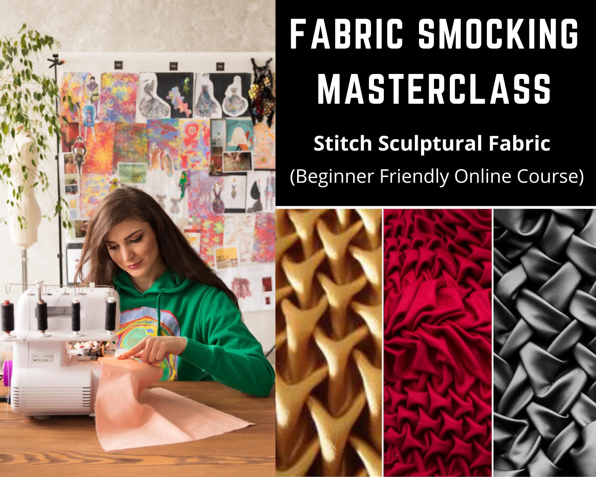 Fabric Smocking Masterclass | Learn Couture Smocking Techniques
