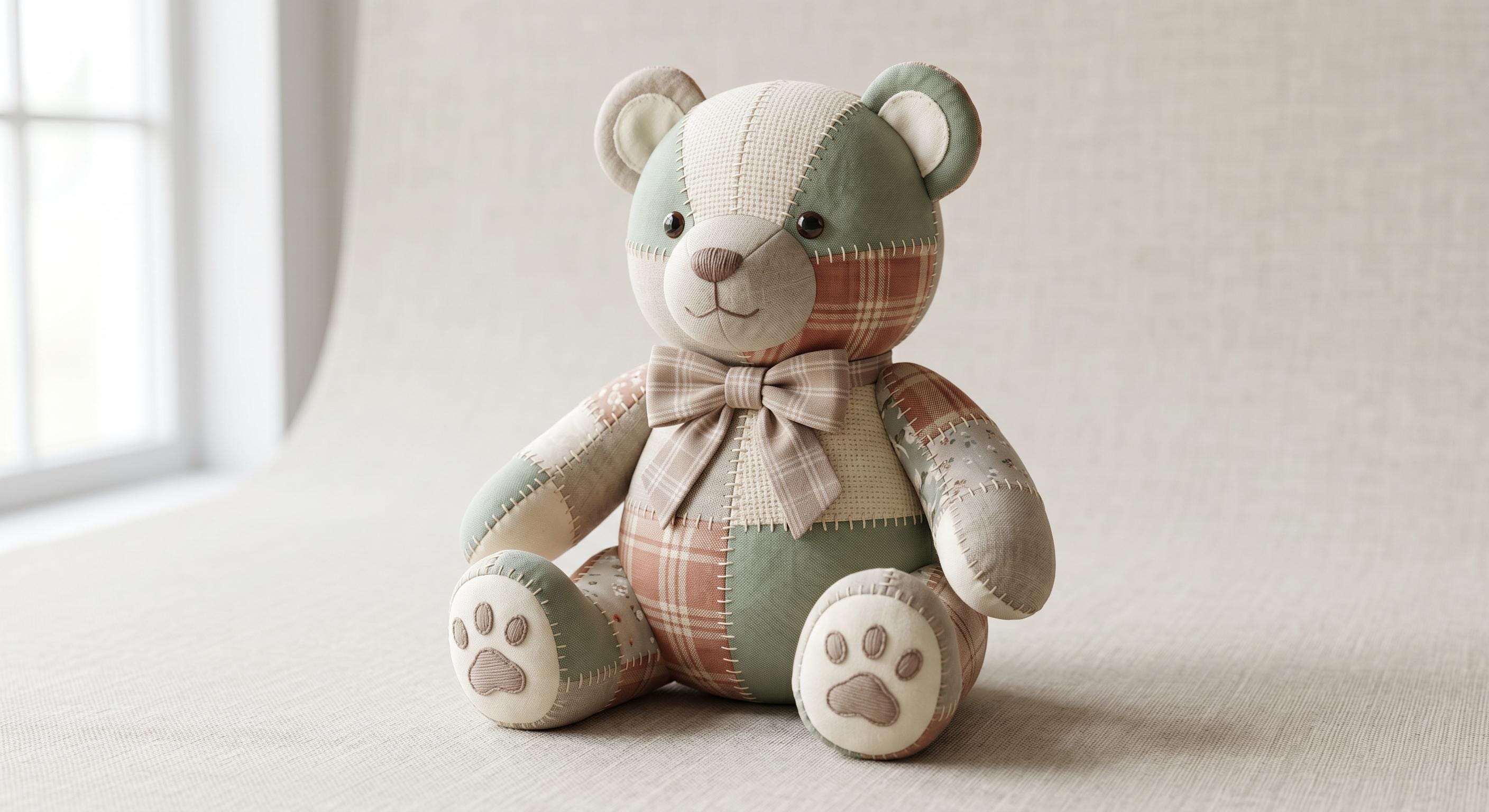 Simple Memory Bear Pattern 18" Easy Bear Pattern Memorial Bear Sewing Tutorial Pattern Sewing Pattern Simple Bear Keepsake Bear PDF …