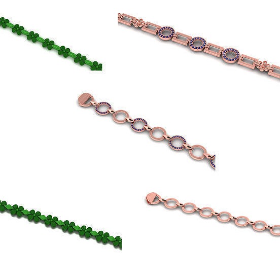 177 SET MEGA BRACELET AND CHAIN COLLECTION AT LOW PRICE 3D Model Pack 10