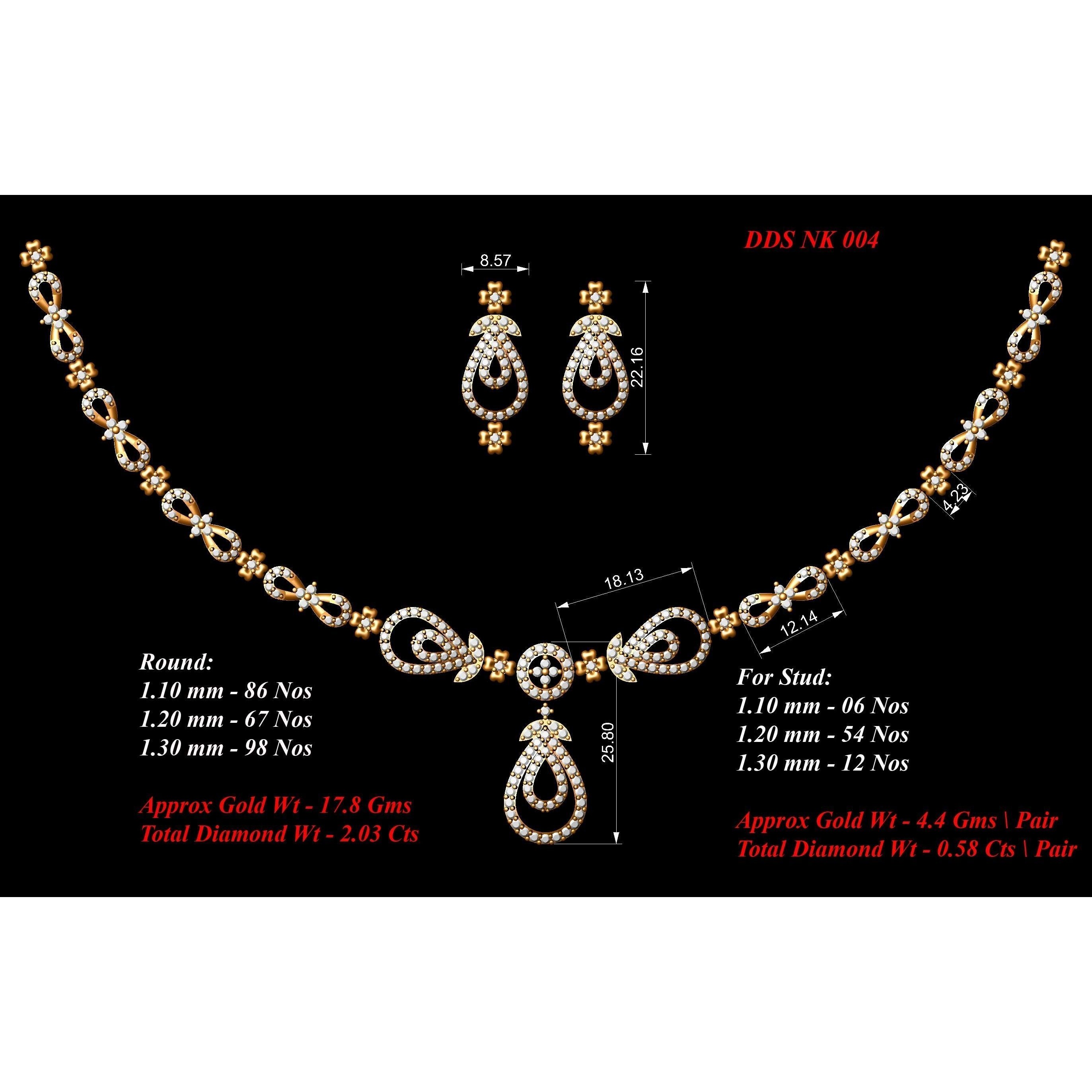 30 Women necklace-earrings set 3dm stl bulk collection 3D print model 2