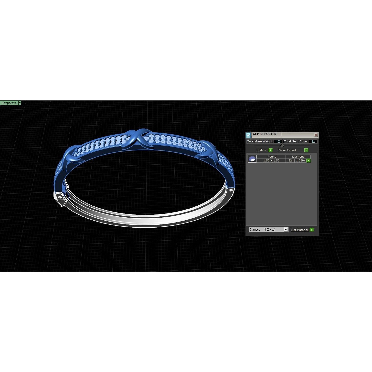 33 Gold Bracelets collection 3D print model 5