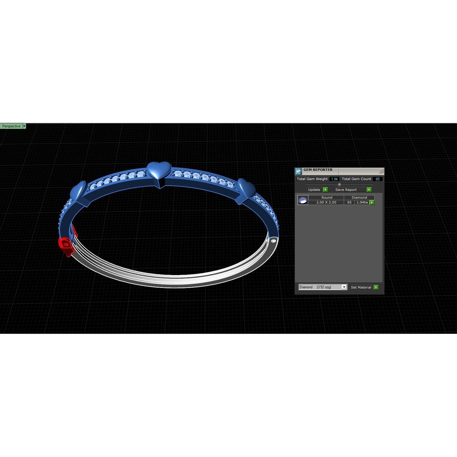 33 Gold Bracelets collection 3D print model 6