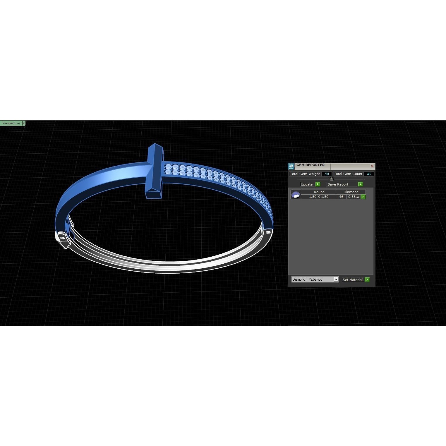 33 Gold Bracelets collection 3D print model 7