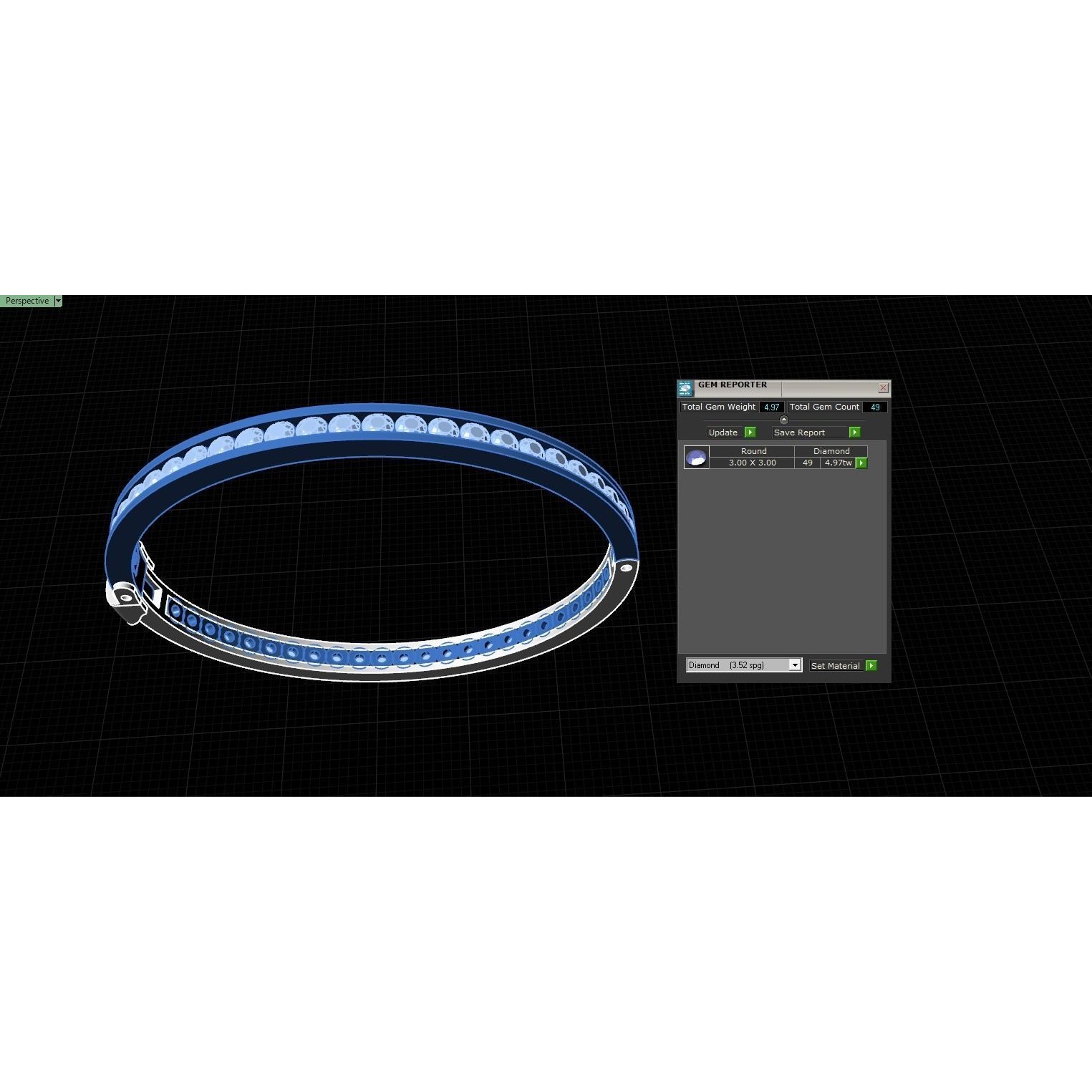 33 Gold Bracelets collection 3D print model 8