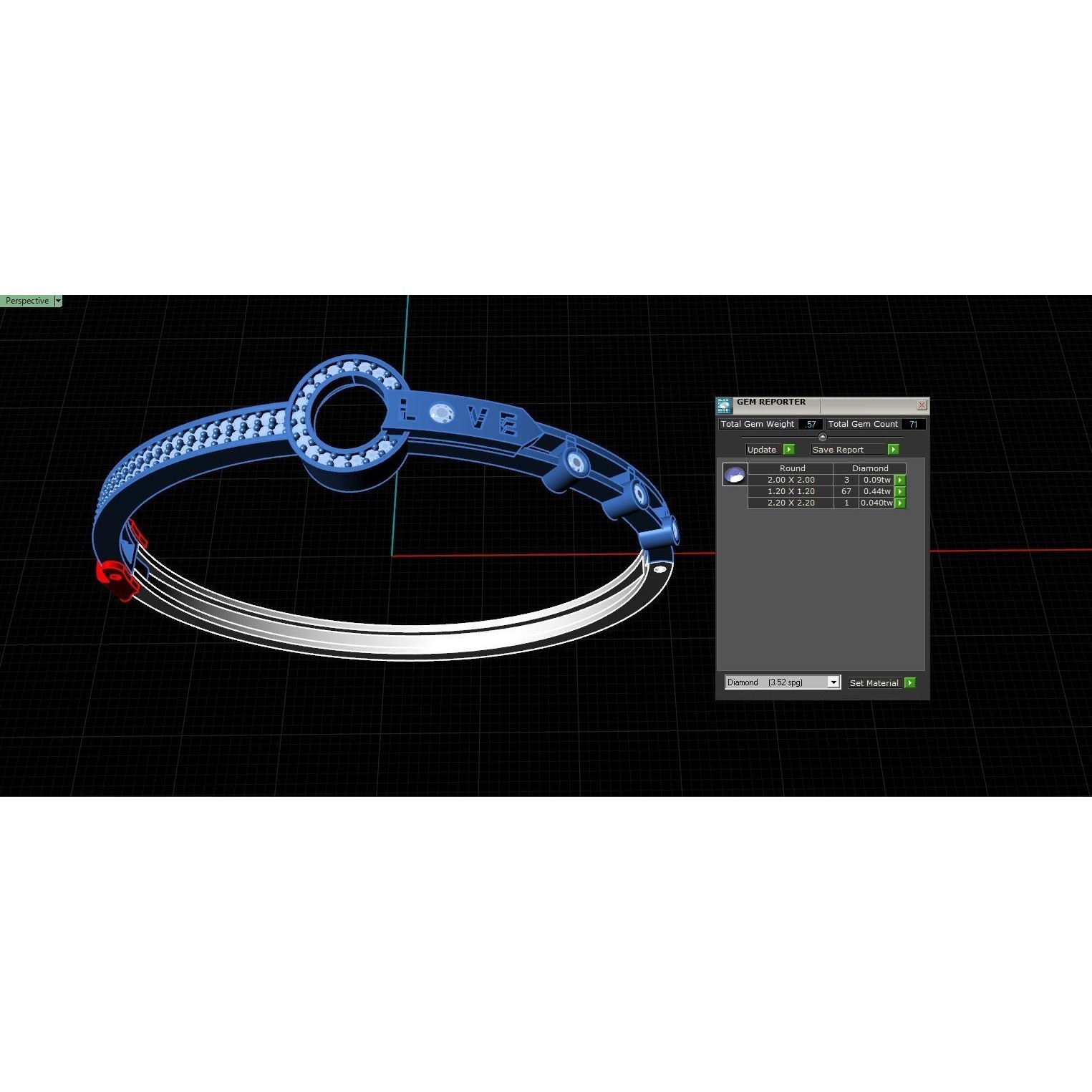 33 Gold Bracelets collection 3D print model 9