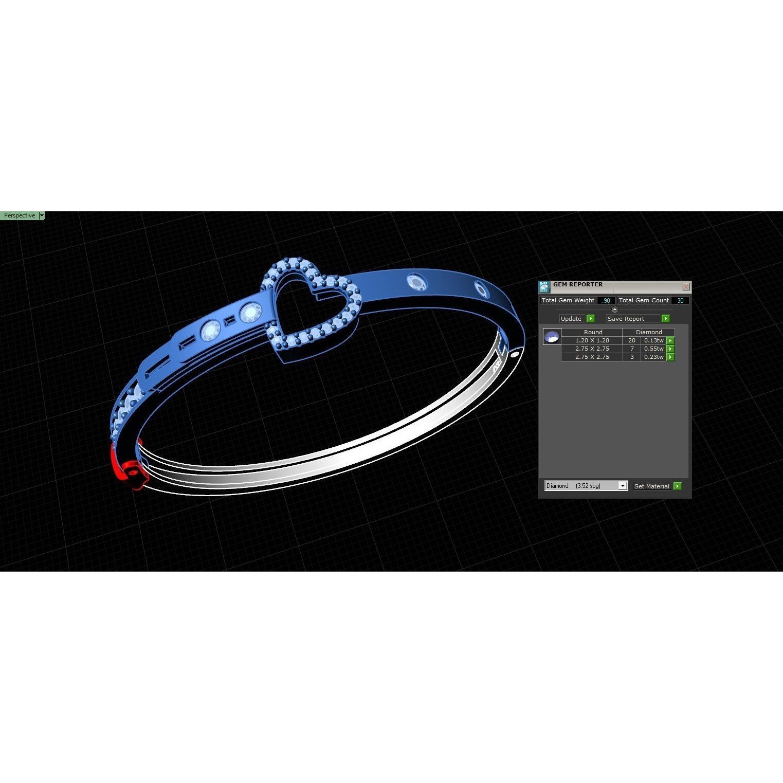 33 Gold Bracelets collection 3D print model 10