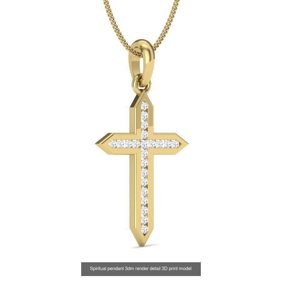 33 Holy Cross Pendant 3dm render details bulk collection 3D Model Pack 6