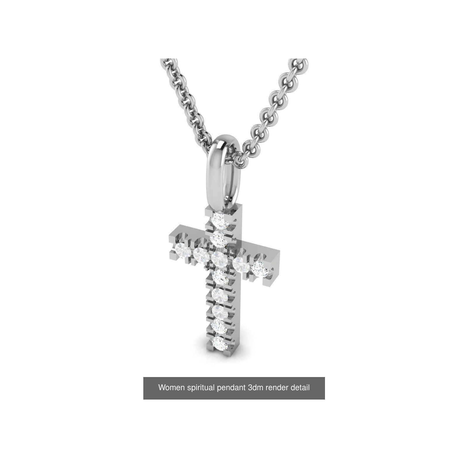 33 Holy Cross Pendant 3dm render details bulk collection 3D Model Pack 10