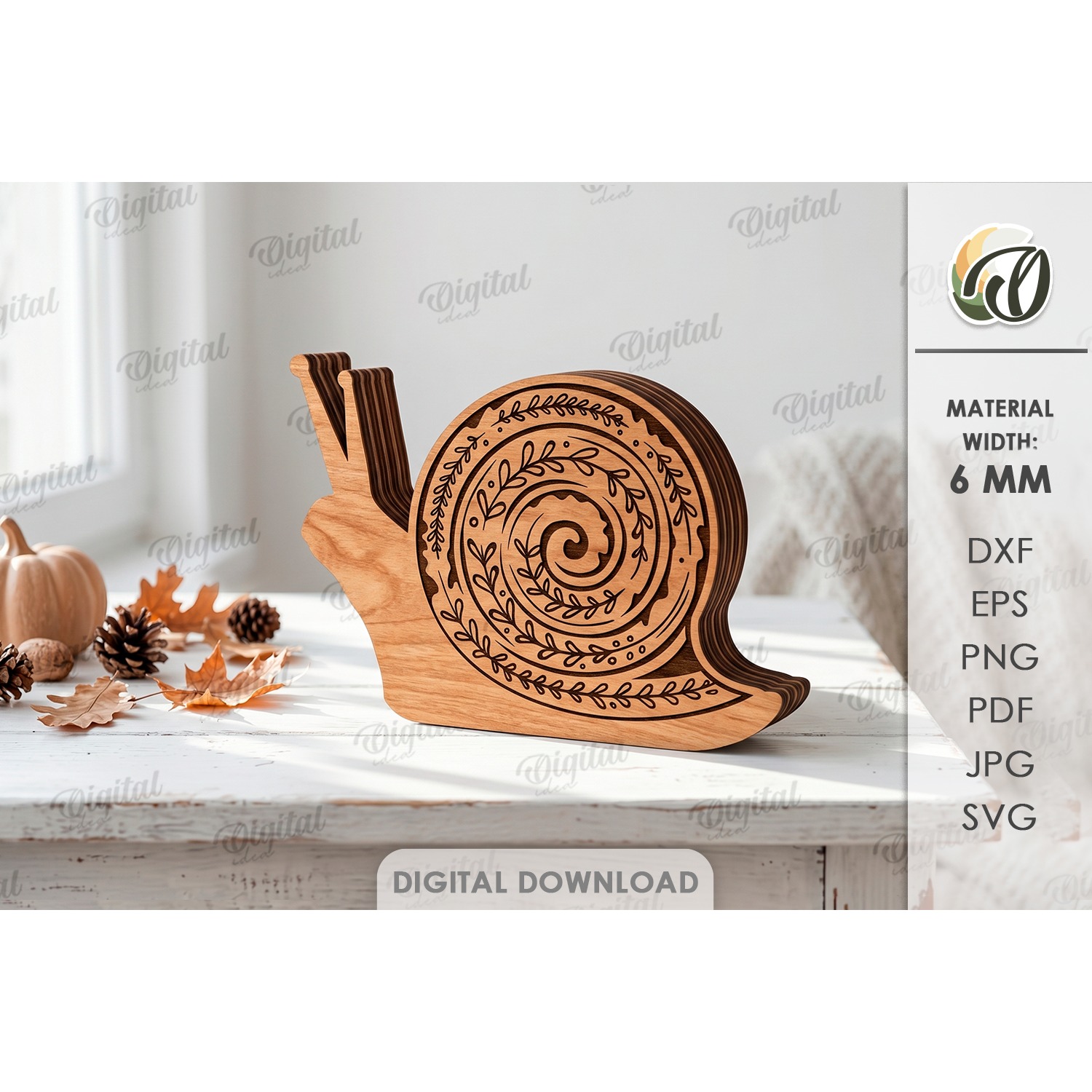 3D Fall Stands Bundle Laser Cut. Standing Home Decor SVG 2