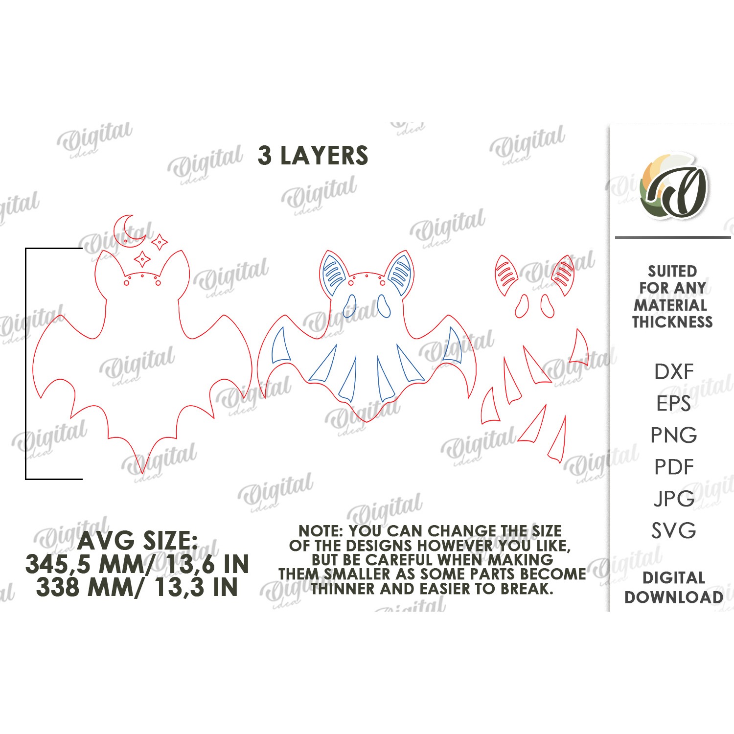 3D Ghost Wall Decor Laser Cut. Halloween Decor SVG (4) 2