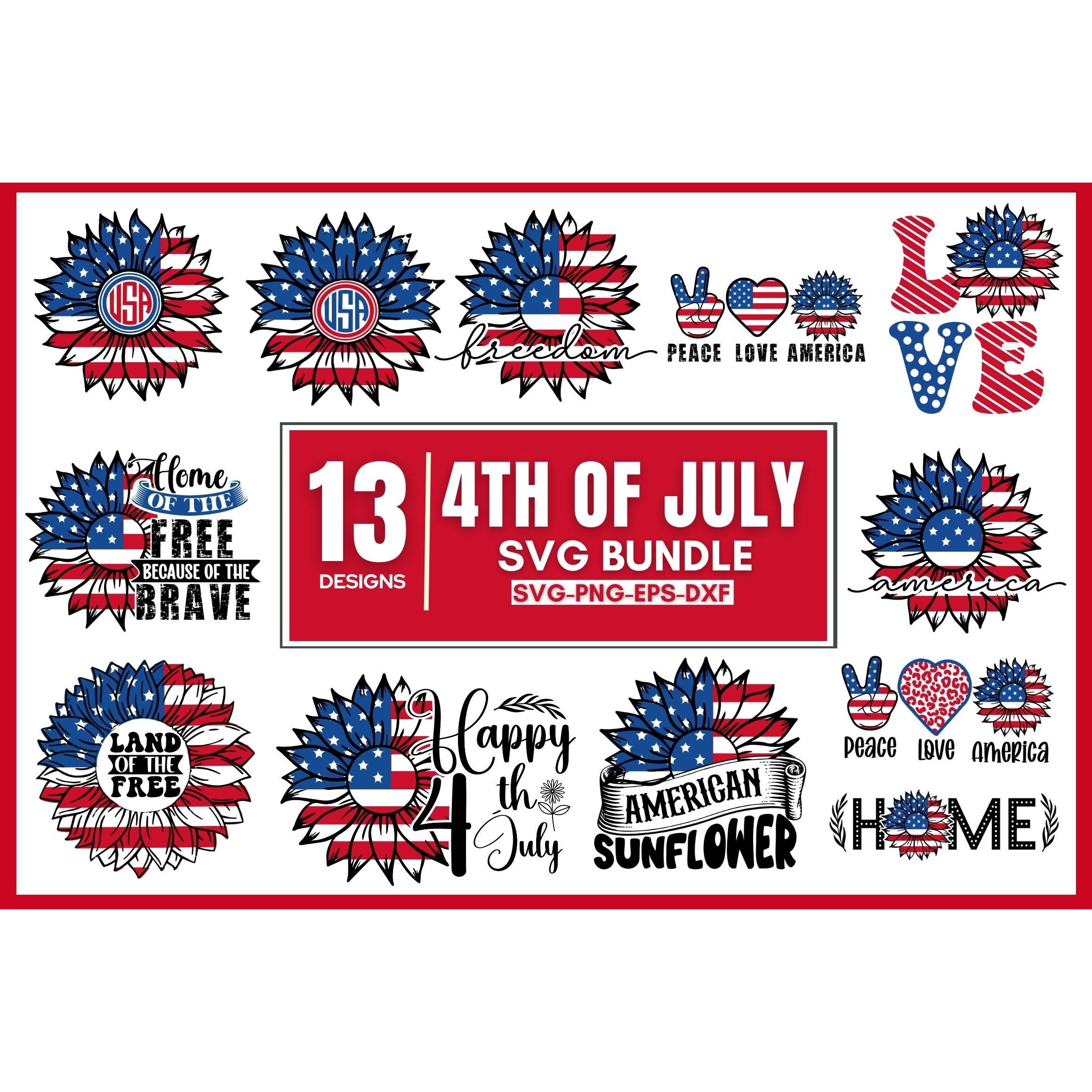 4th July Sunflower Bundle