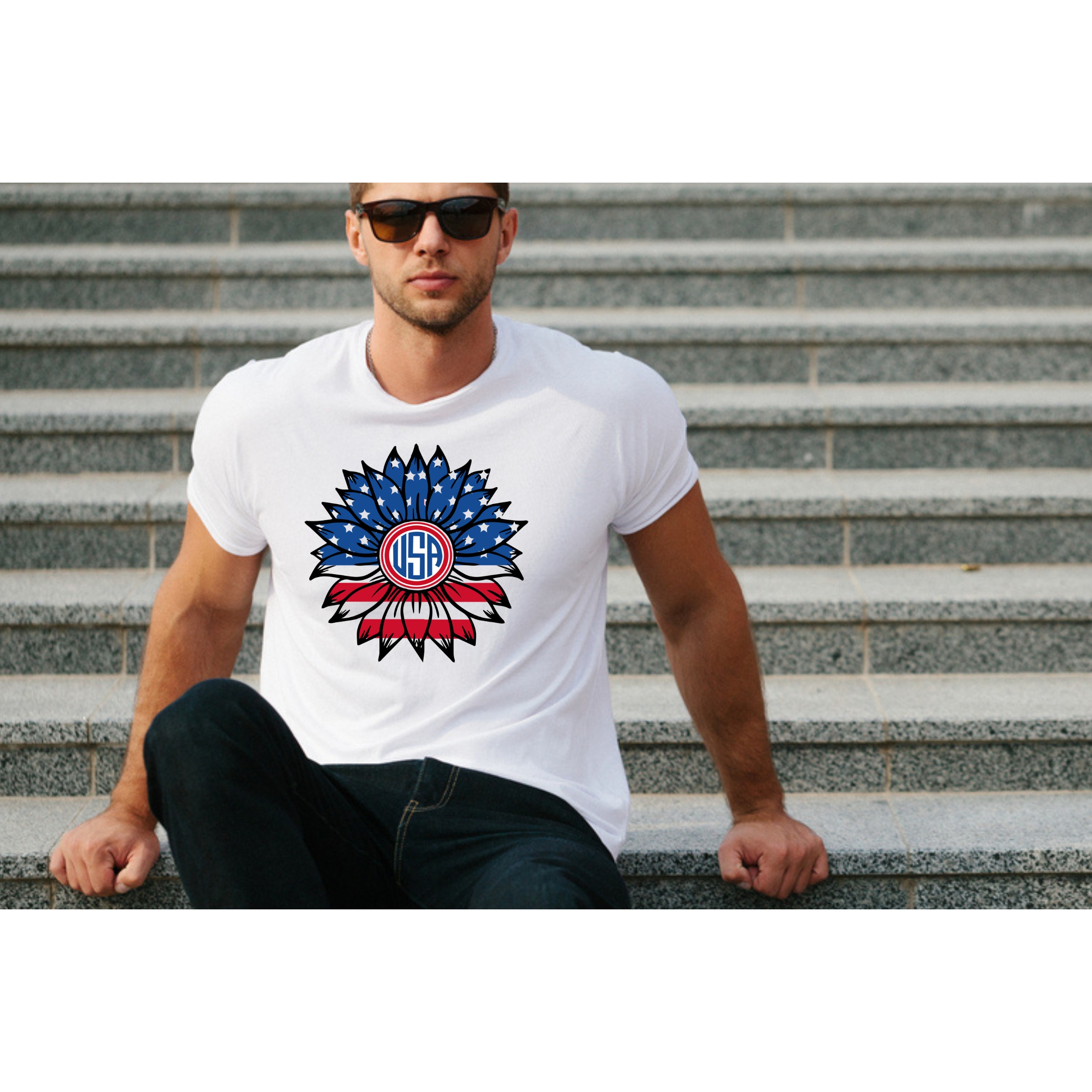 4th July Sunflower Bundle 6