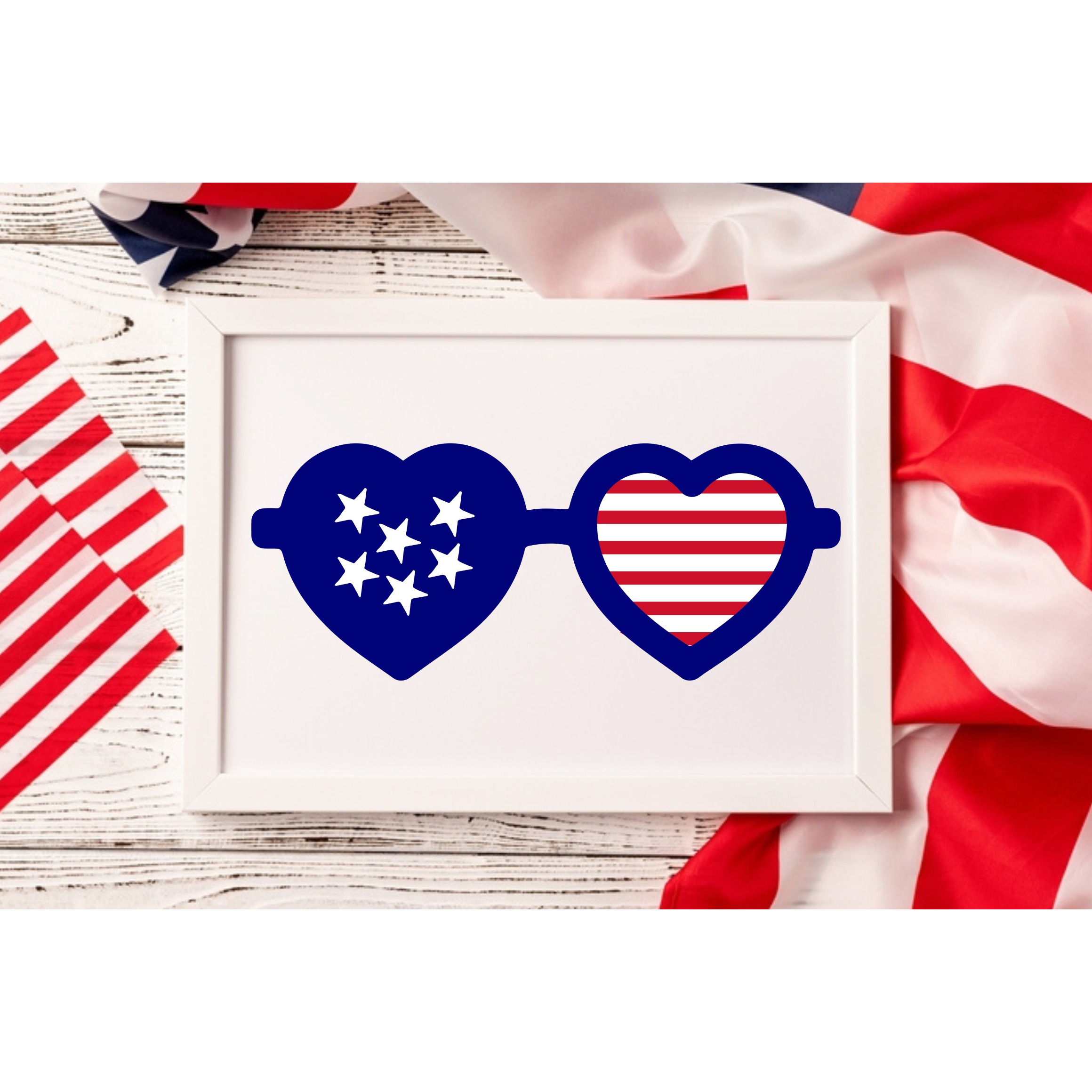 4th of July Vector Bundle Glass and Sandal 2