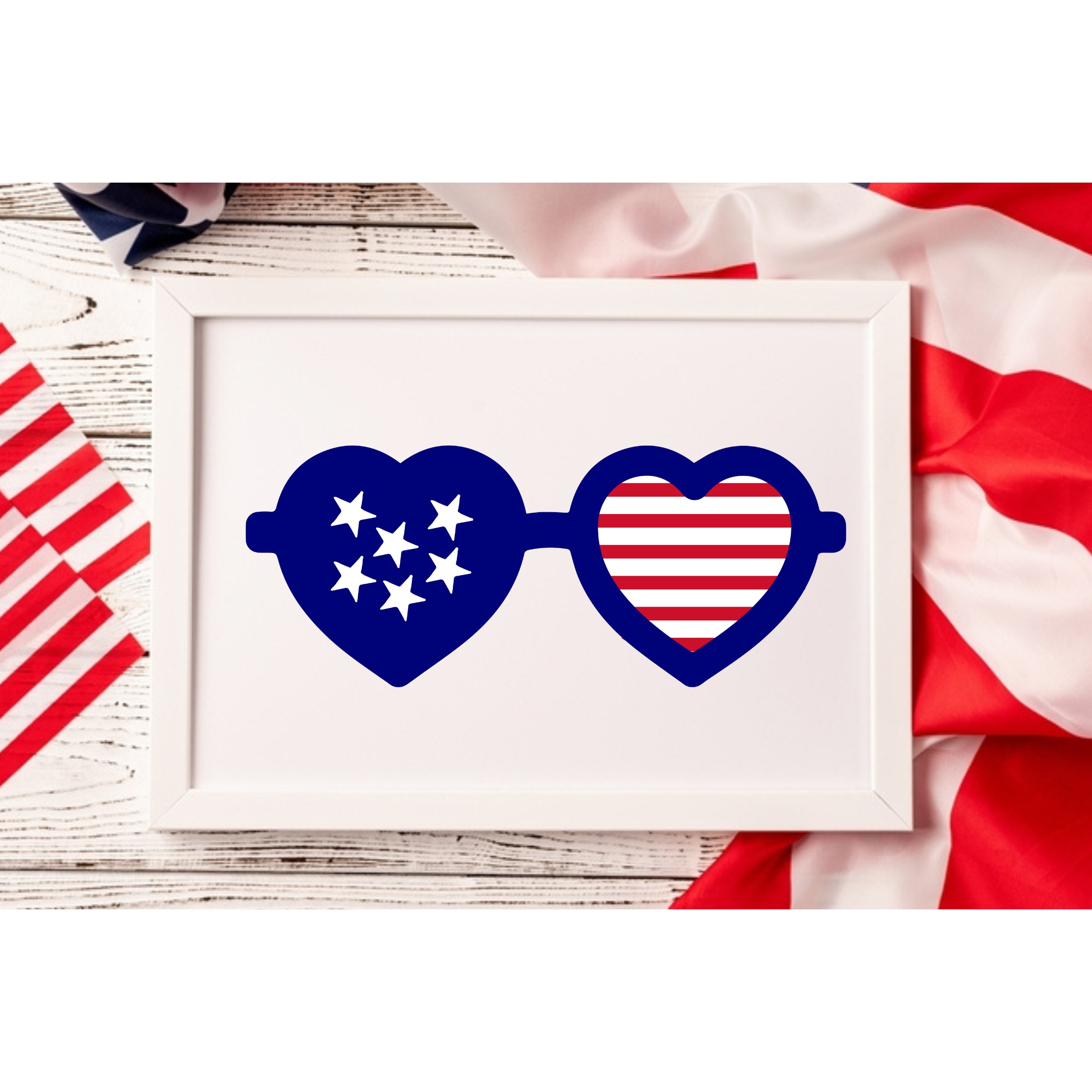 4th of July Vector Bundle Glass and Sandal 13