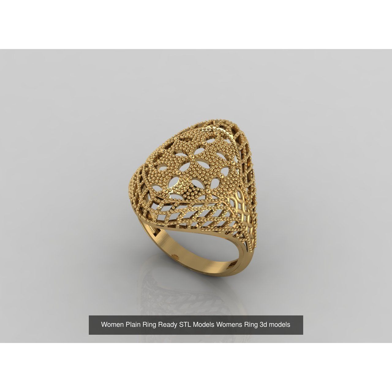 74 Files - Women Ring Womens Rings Plain Models STL 3D Model Pack 7
