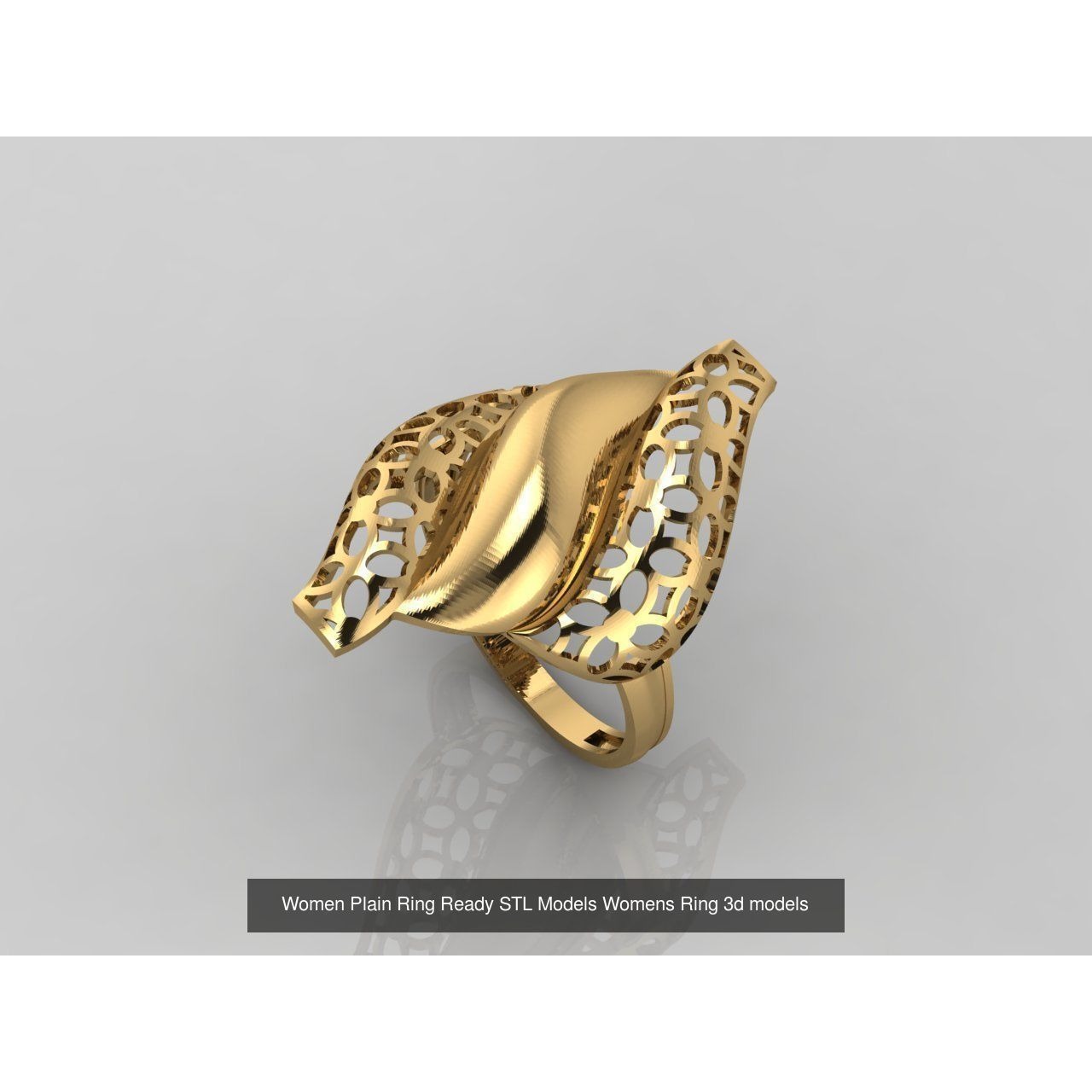 74 Files - Women Ring Womens Rings Plain Models STL 3D Model Pack 9