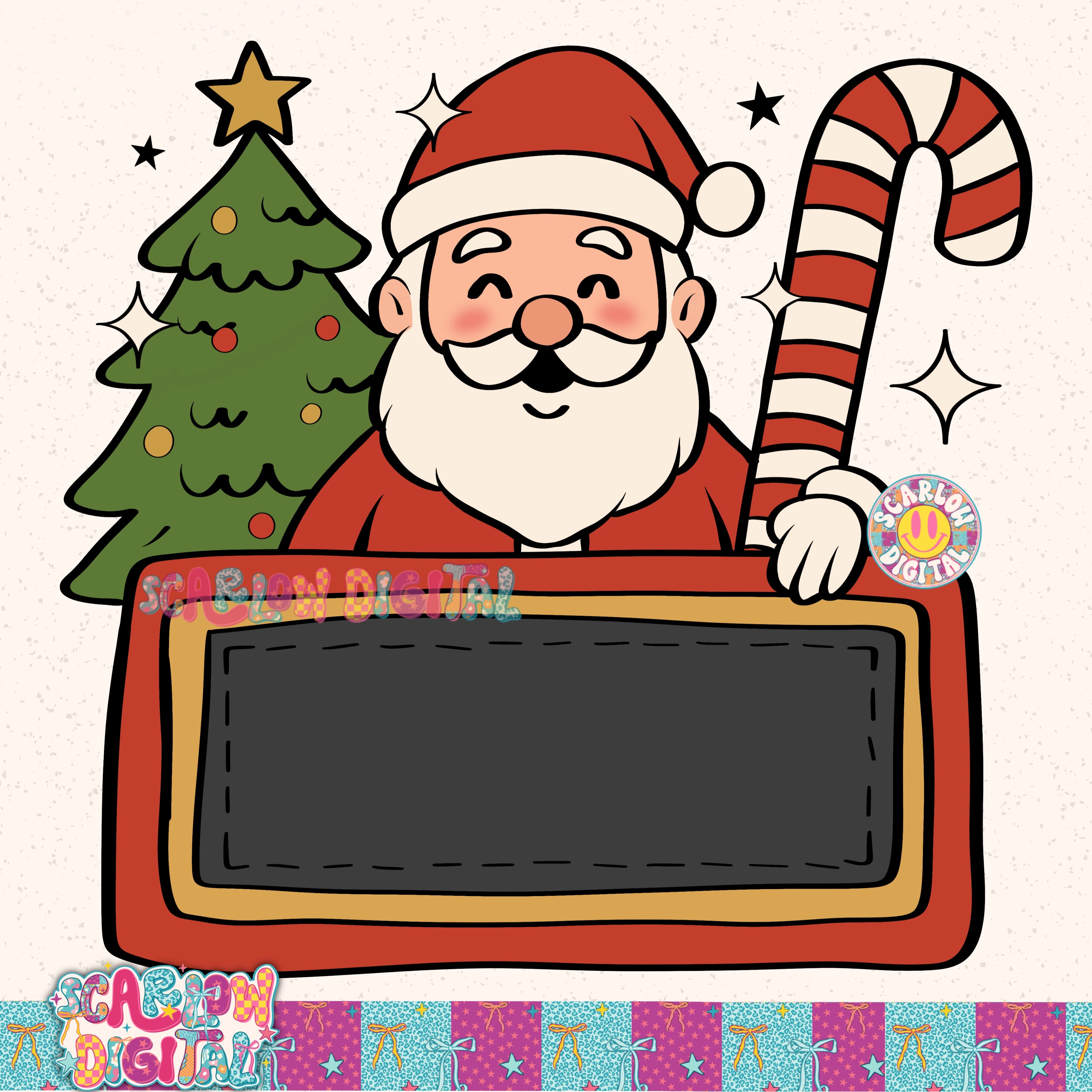 Add Your Own Name Christmas PNG Digital Design 3