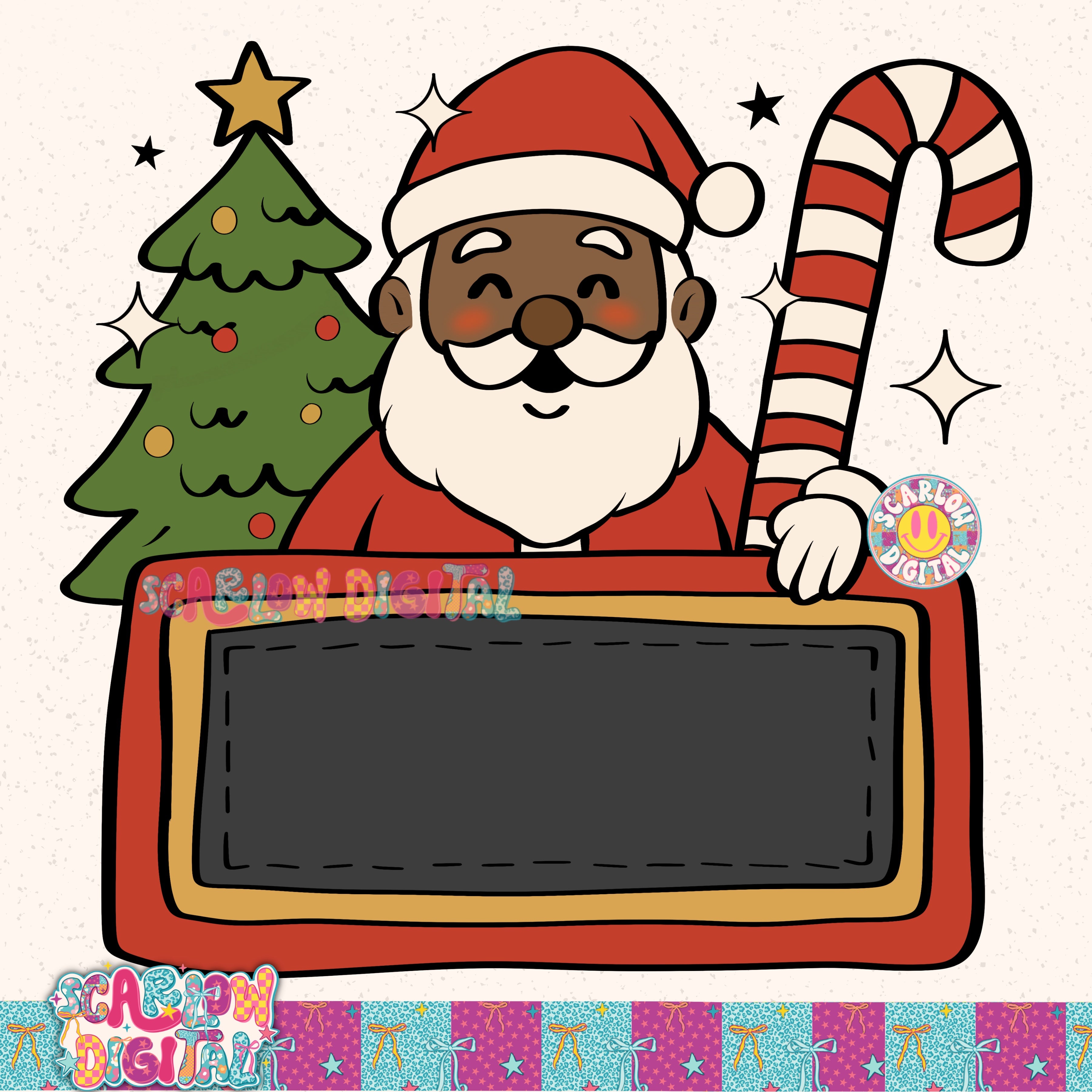 Add Your Own Name Christmas PNG Digital Design 4
