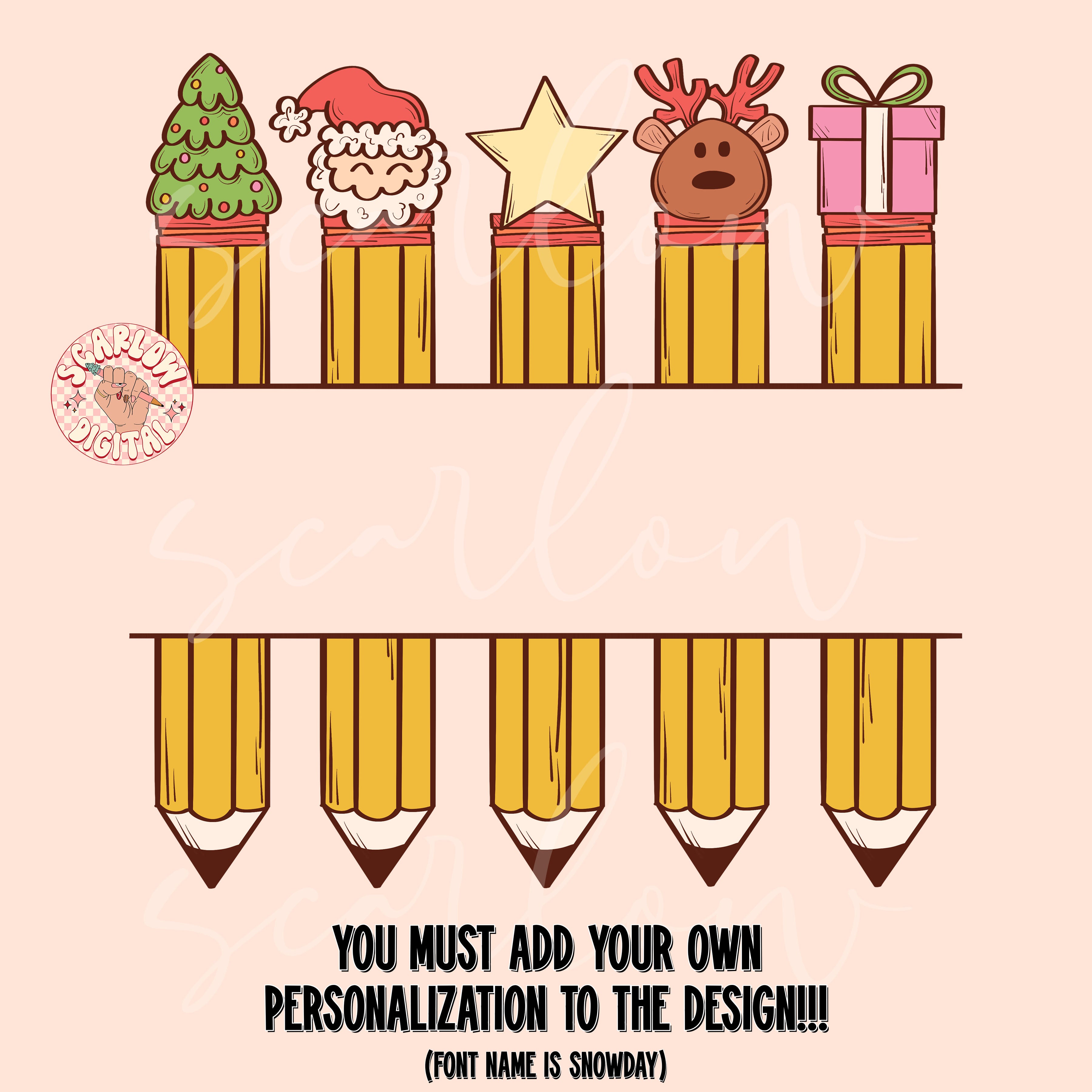 Add Your Own Personalization PNG Digital Design 2