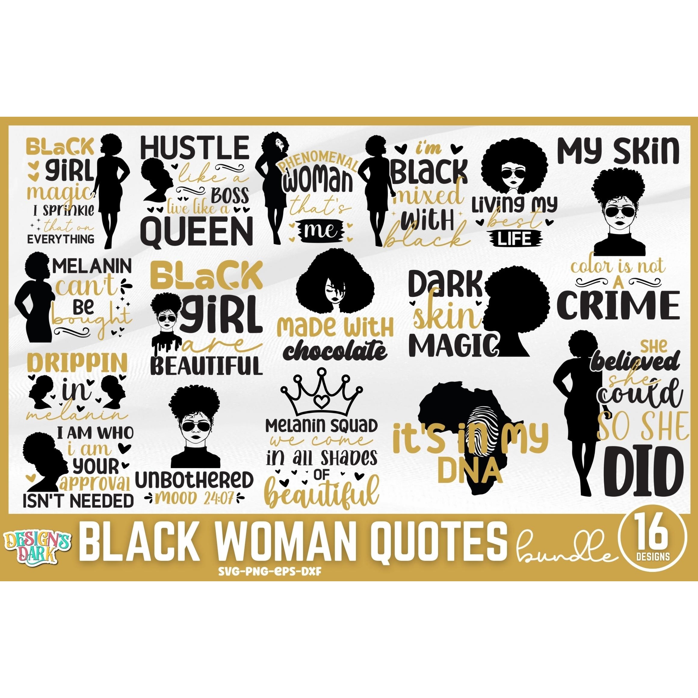 Afro Women SVG Bundle