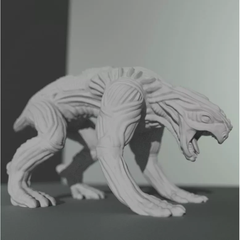 Alien Animal 3d Printable Free 3D print model 2