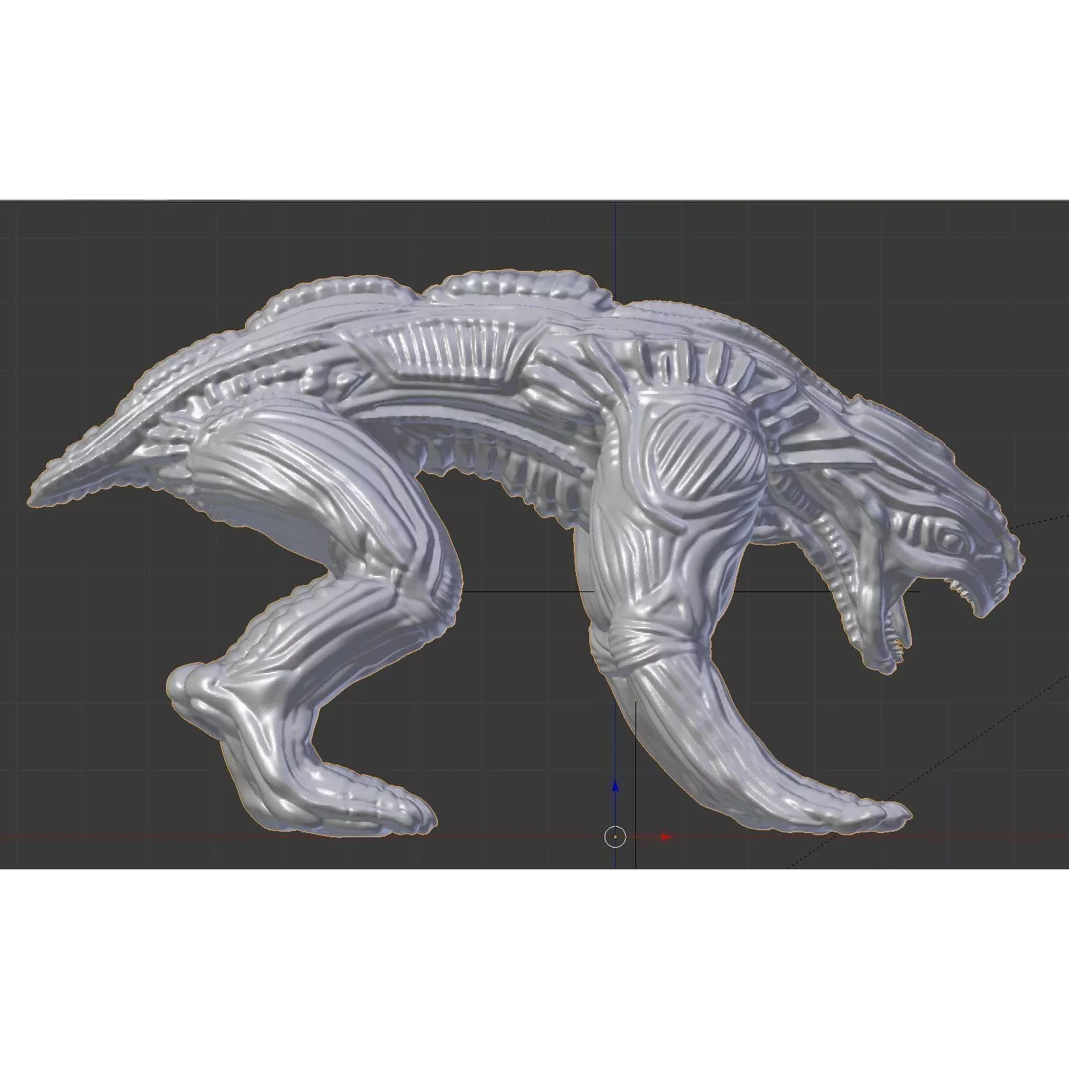 Alien Animal 3d Printable Free 3D print model 7