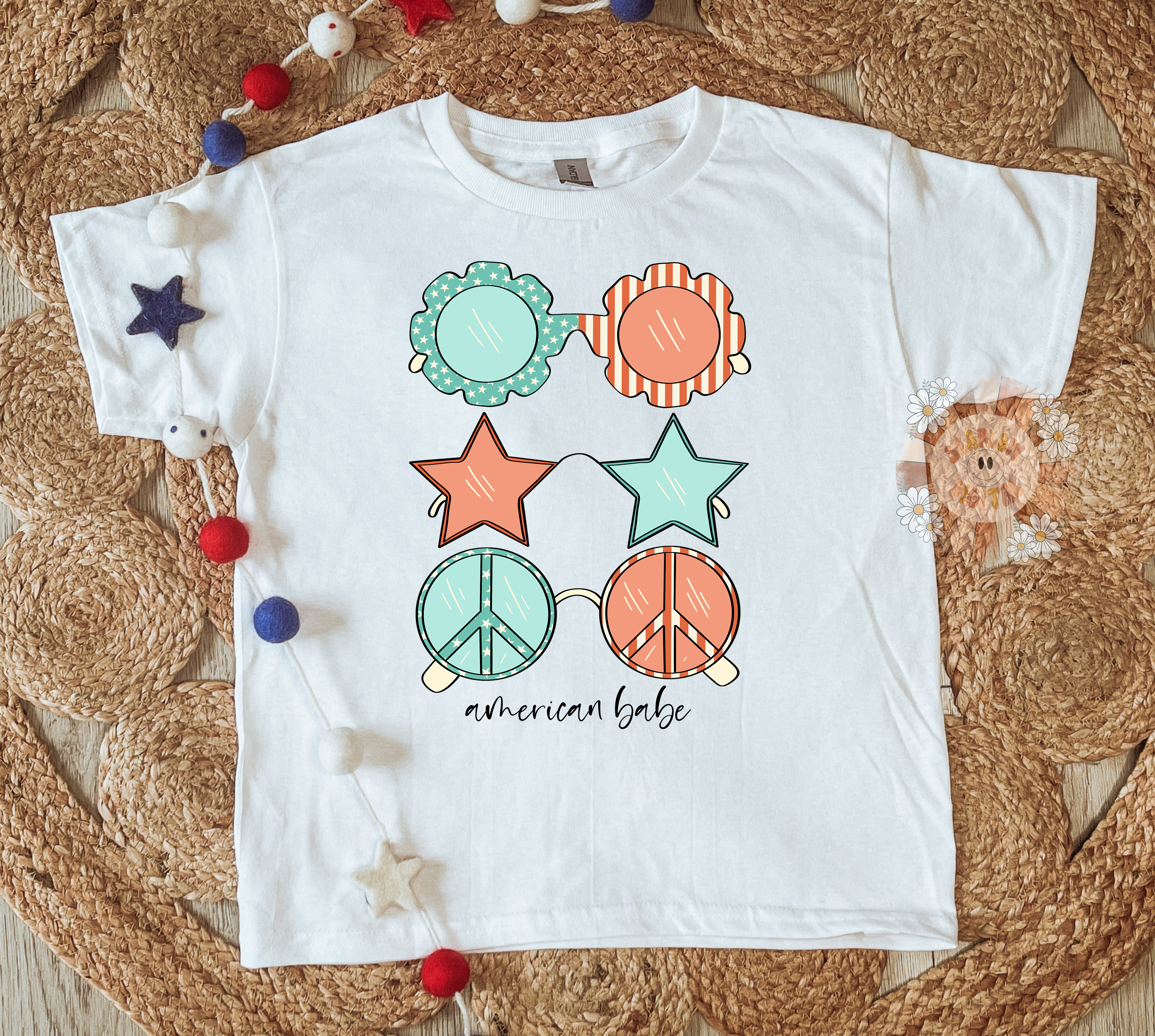 American Babe PNG-Fourth of July Sublimation Digital Design Download-july 4th png, independence day png, stars and stripes png, summer png 5