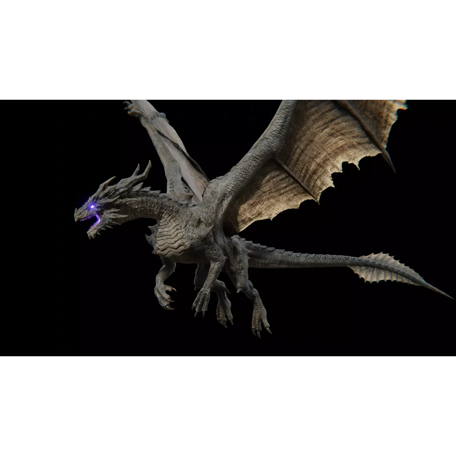 Ancient Dragon Low-poly 3D model