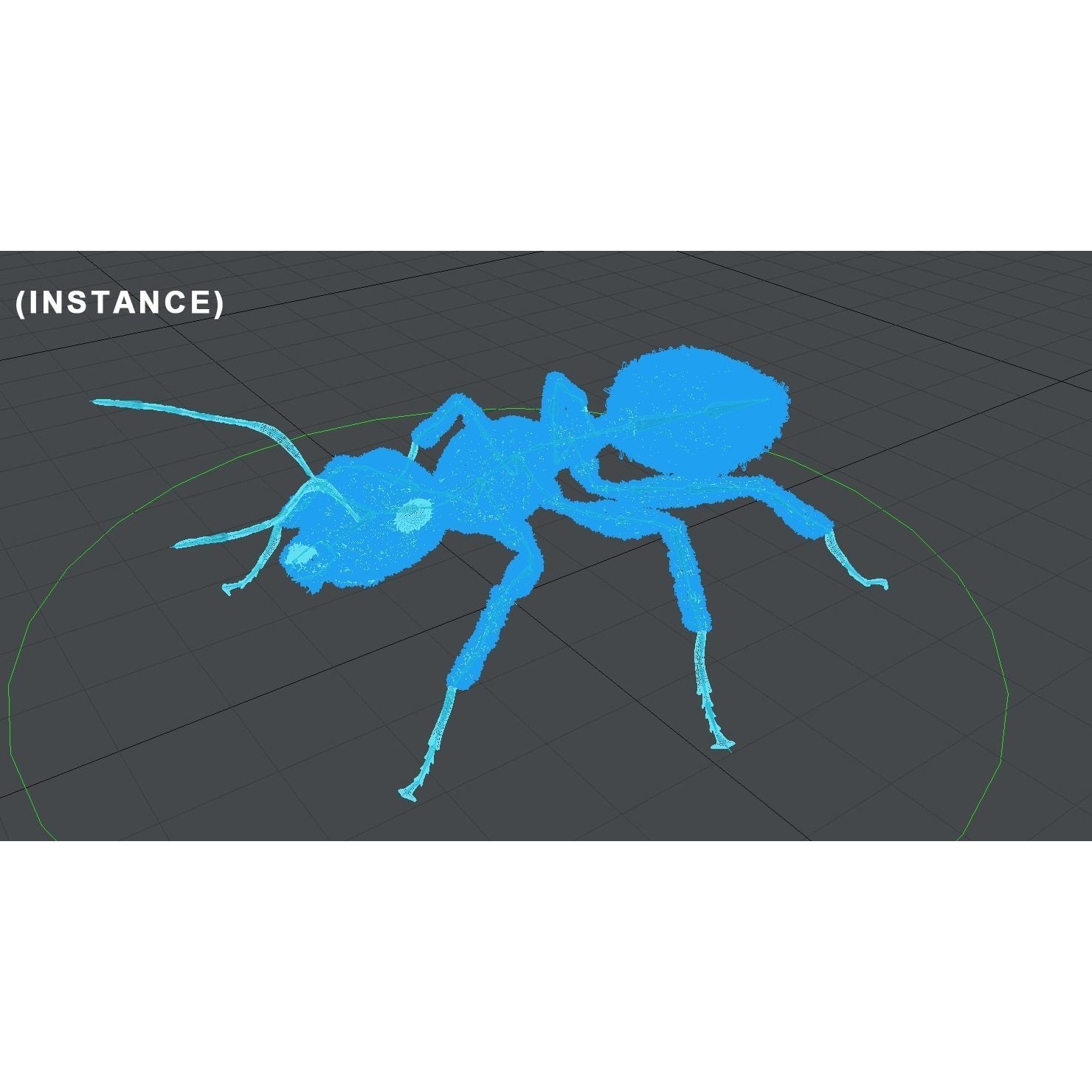 Ant 3D Animated Low-poly 3D model 8