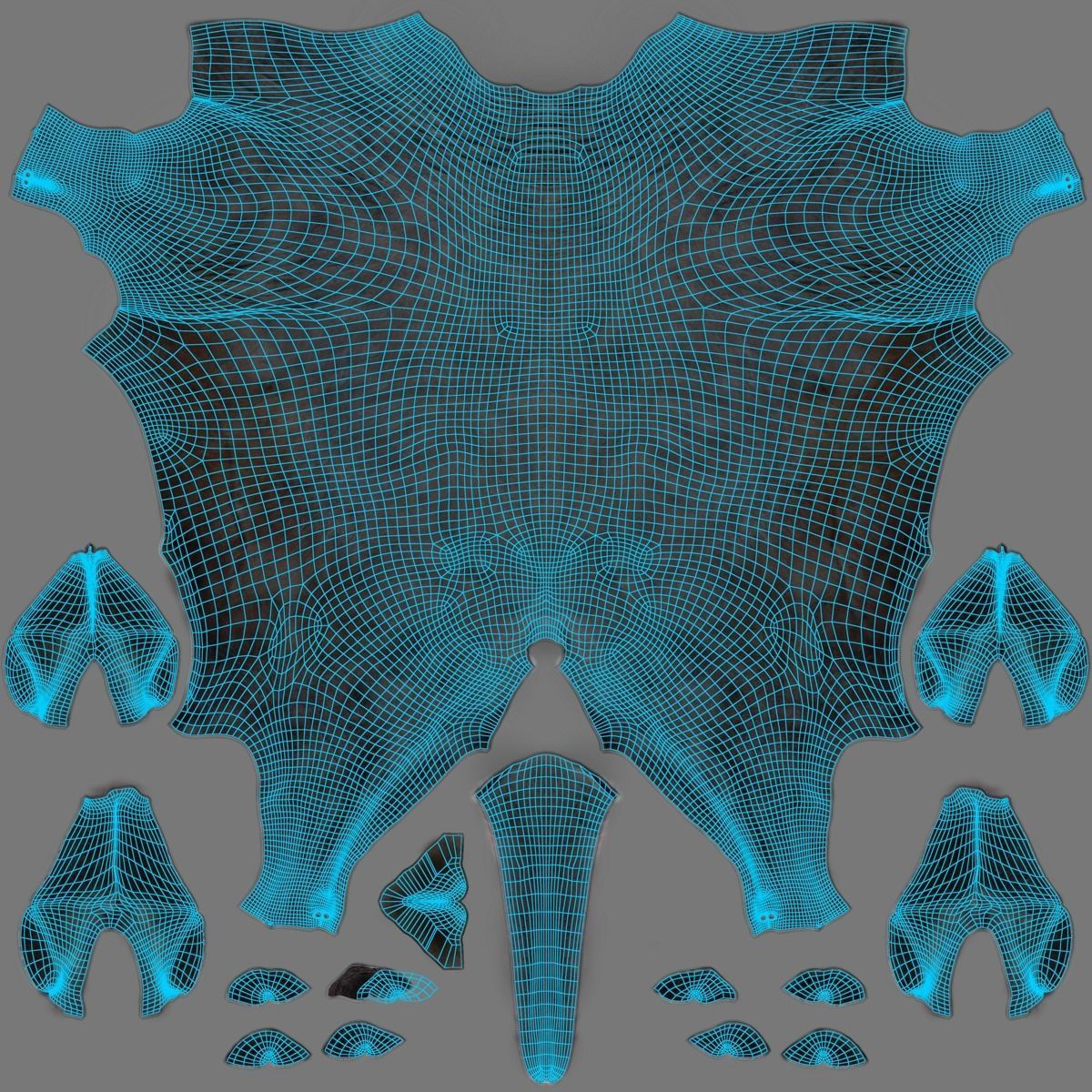 Asian Buffalo 3D model 9