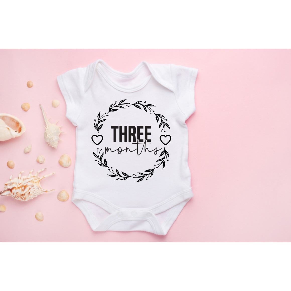 Baby Month Round SVG Bundle 4
