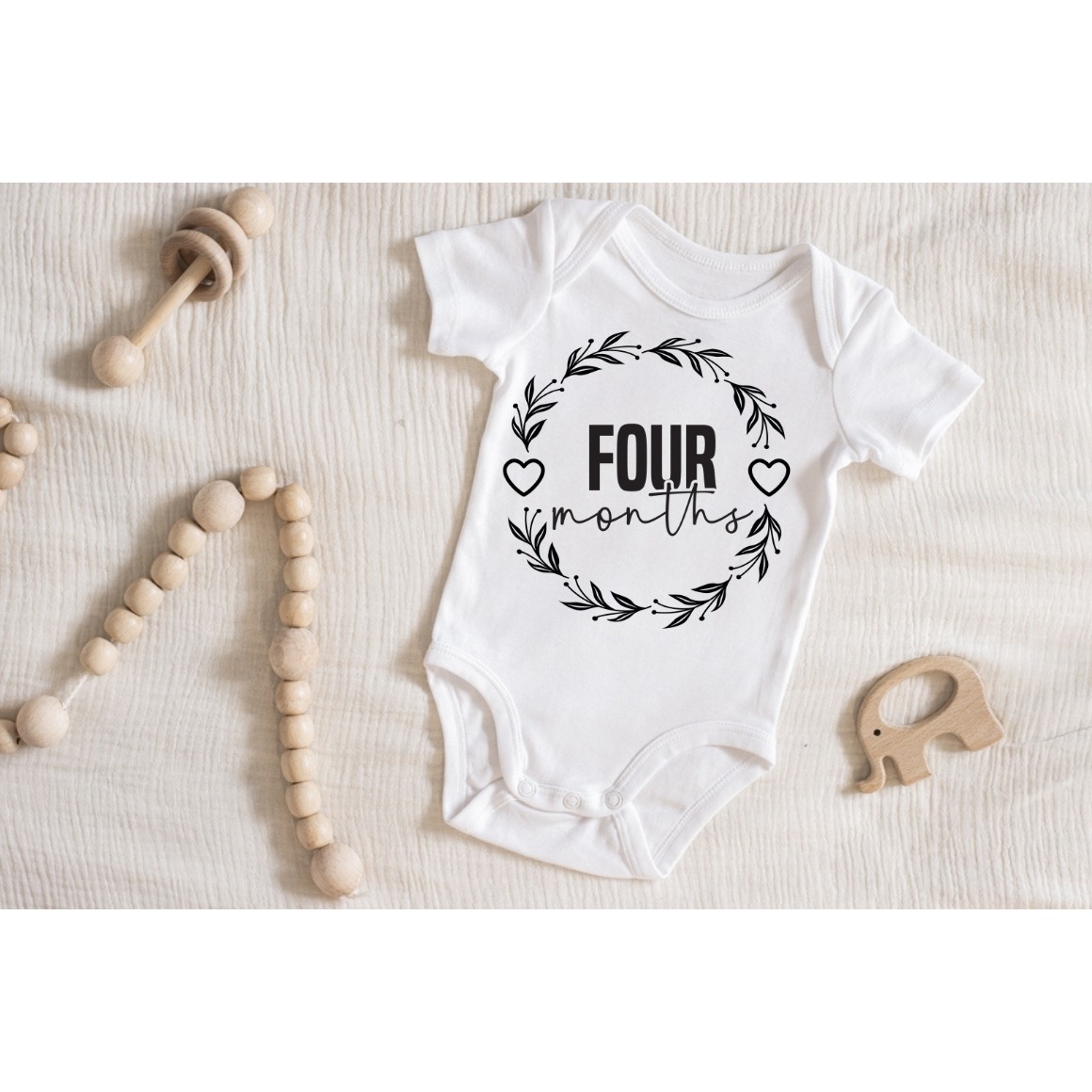 Baby Month Round SVG Bundle 5