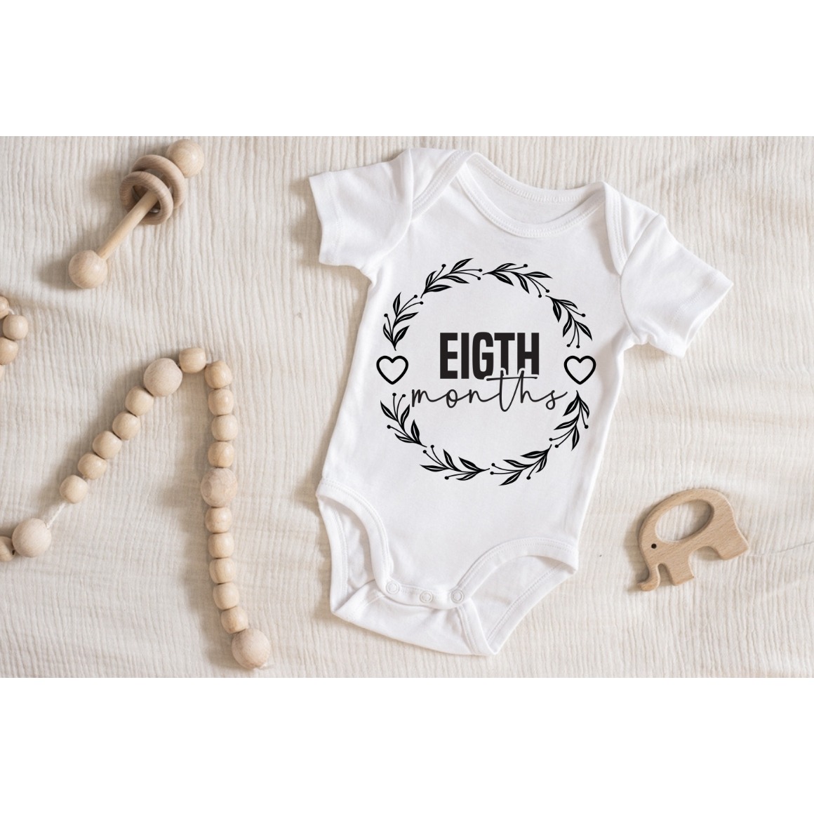Baby Month Round SVG Bundle 9