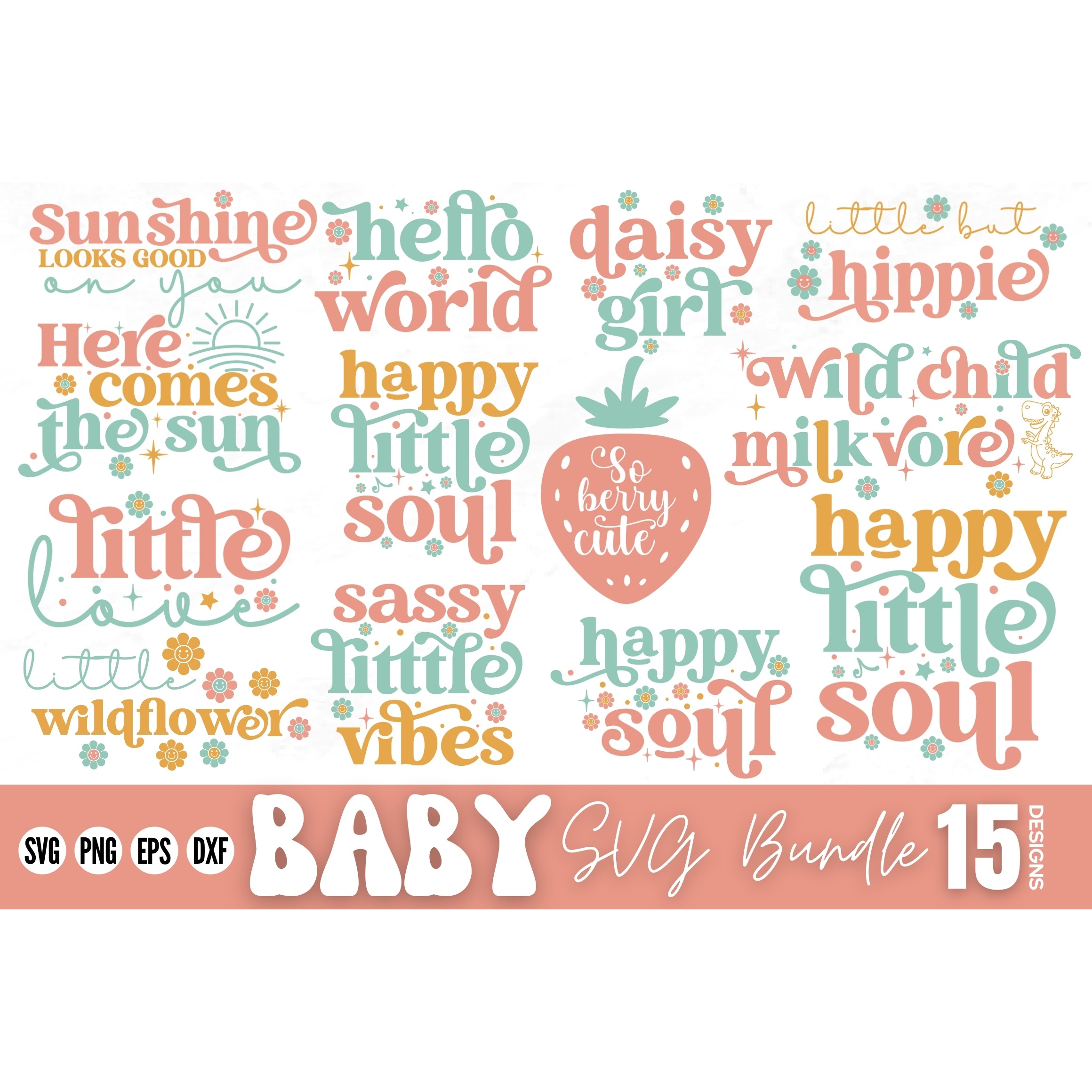 Baby Quotes SVG Bundle 2