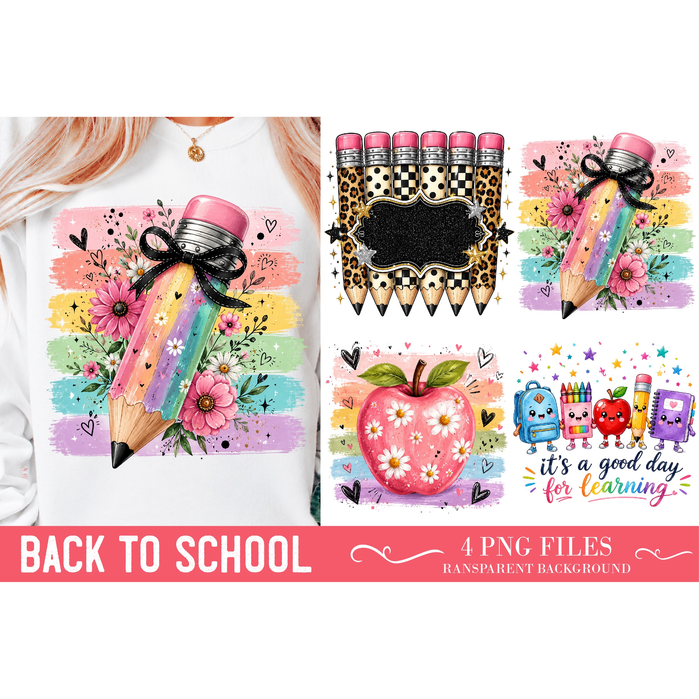 Back to School Sublimation Design,Teacher Typography (2)