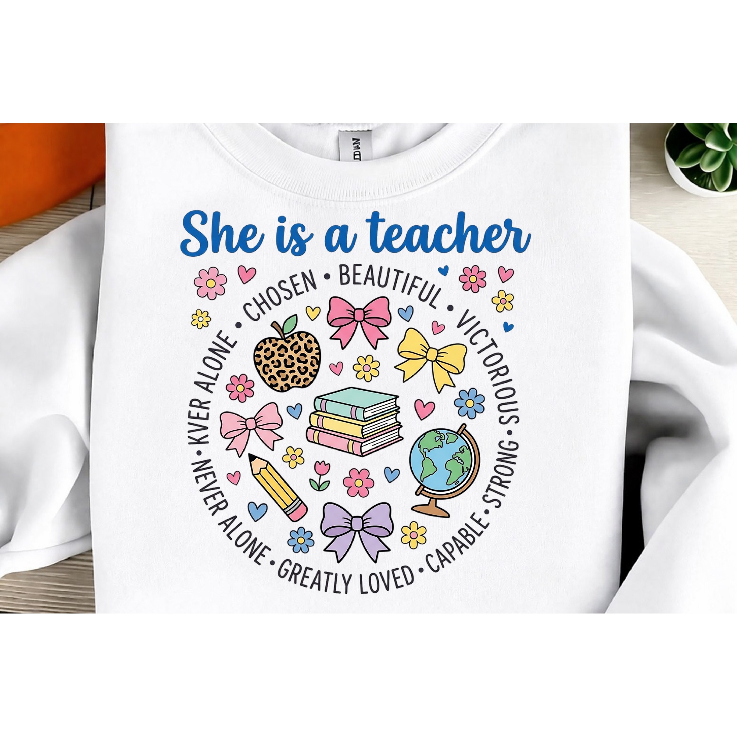 Back to School Sublimation Design,Teacher Typography 5