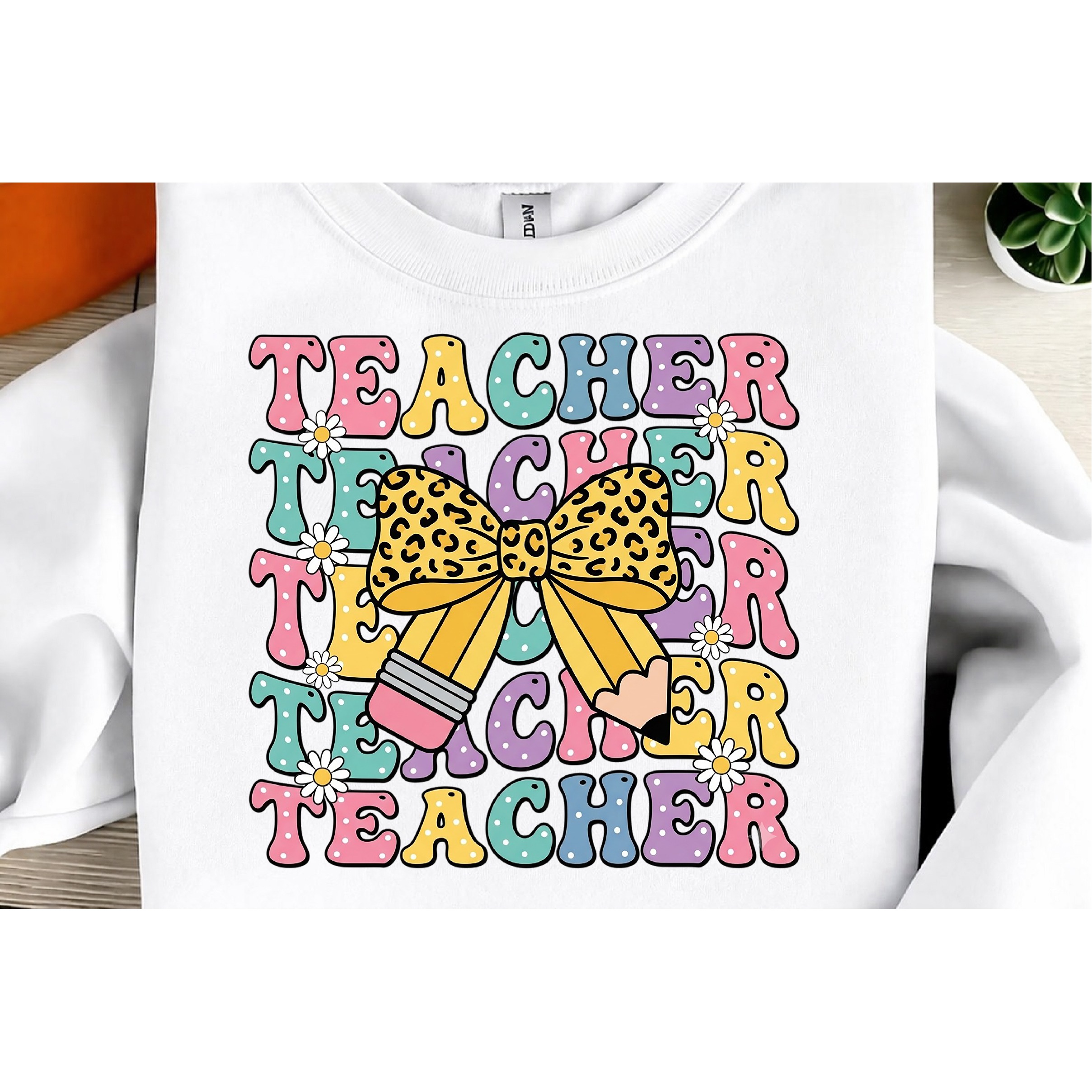 Back to School Sublimation Design,Teacher Typography 7