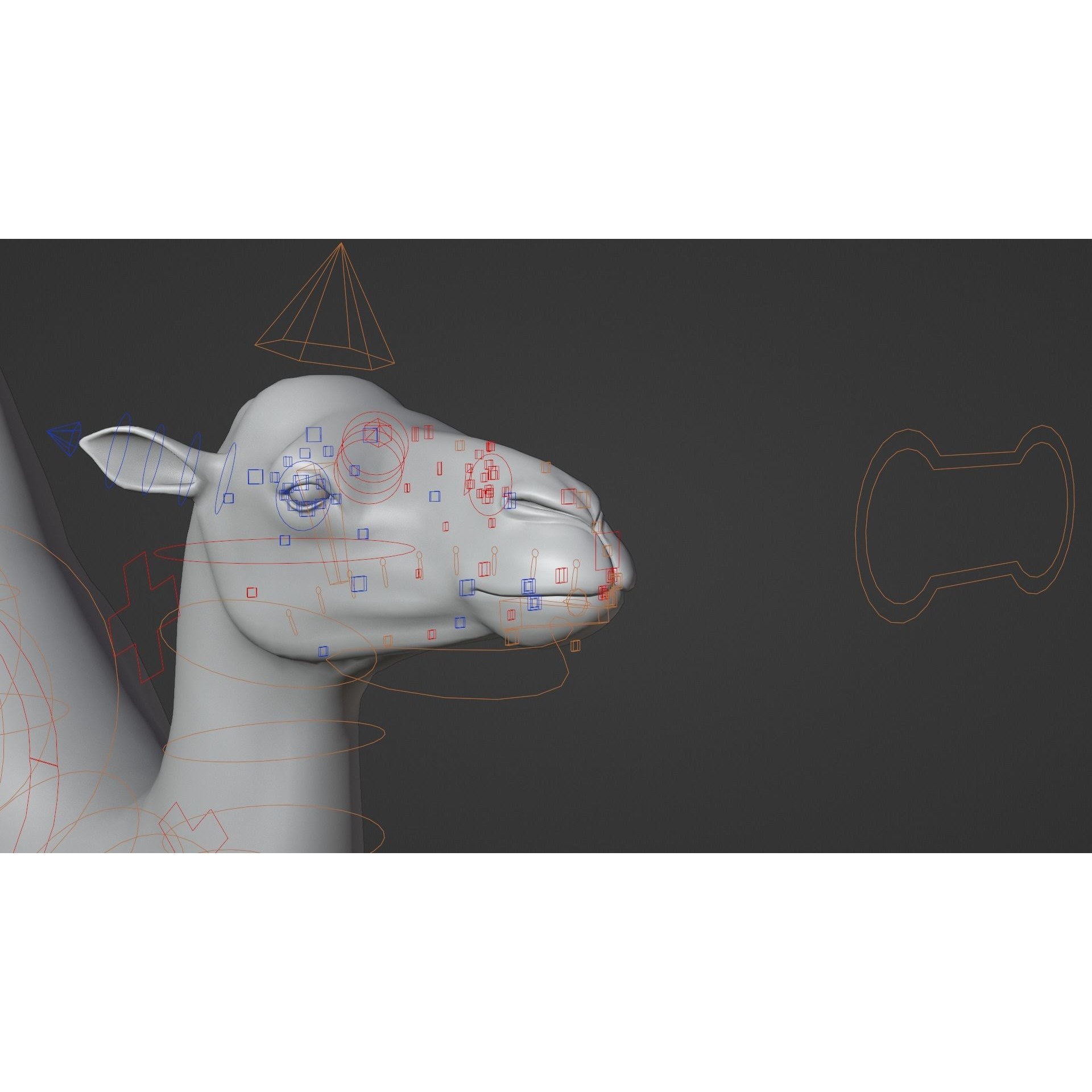 Bactrian Camel Animated VFX Grace 3D model 8