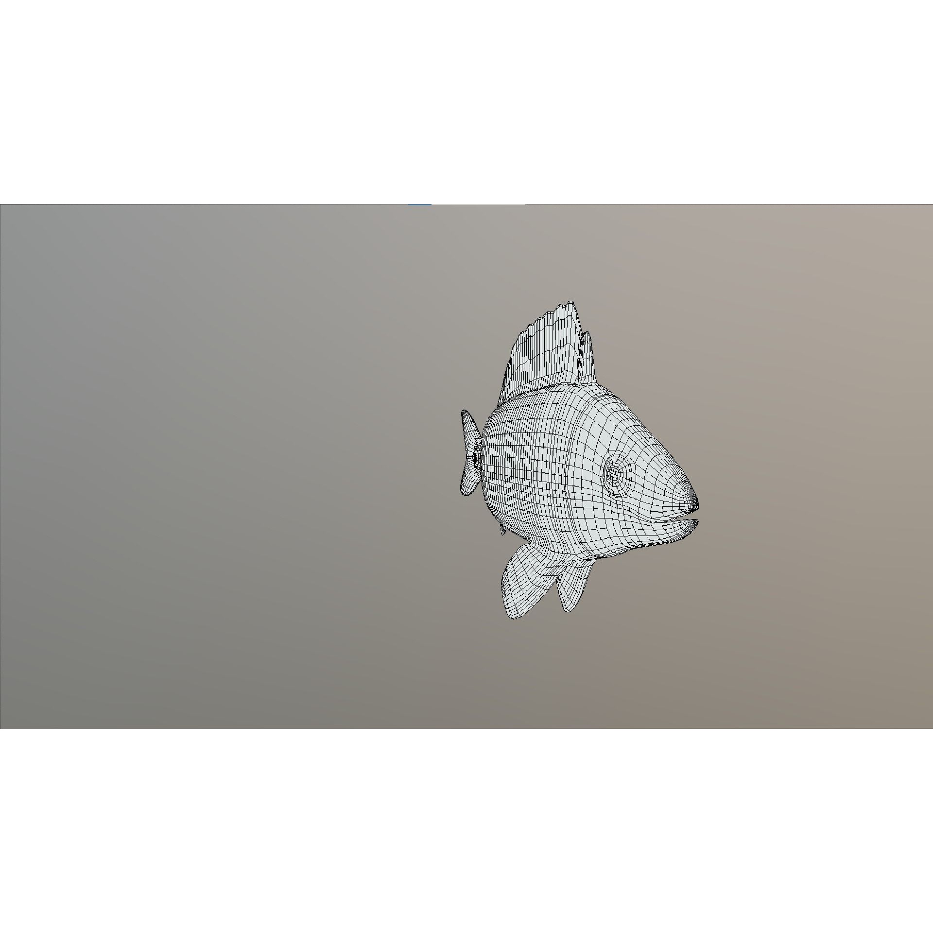Bass - Fish Free low-poly 3D model 8