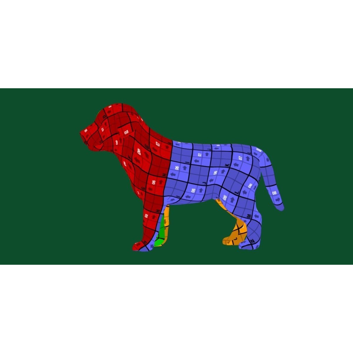 Belgian Shepherd Puppy Dog Breed 3D model 8