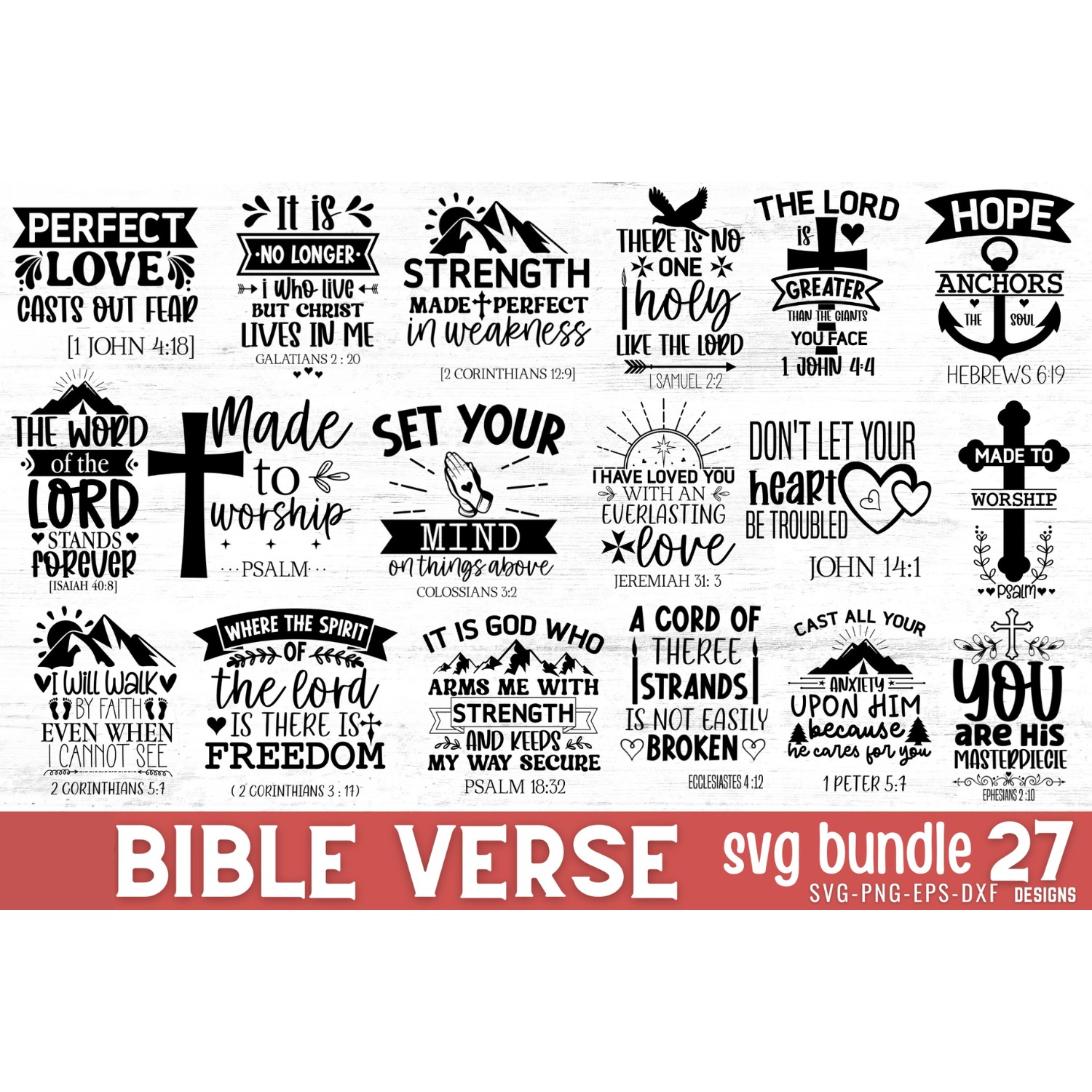 Bible Verse SVG Bundle