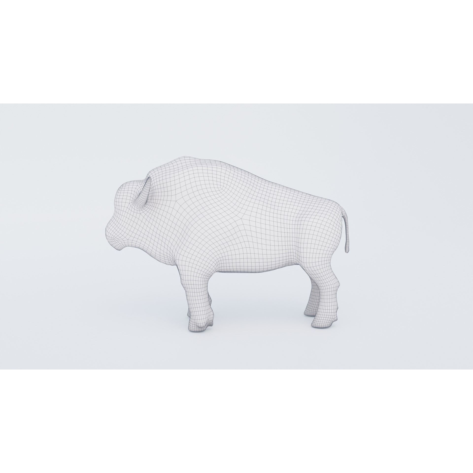 Bison Free 3D model 7