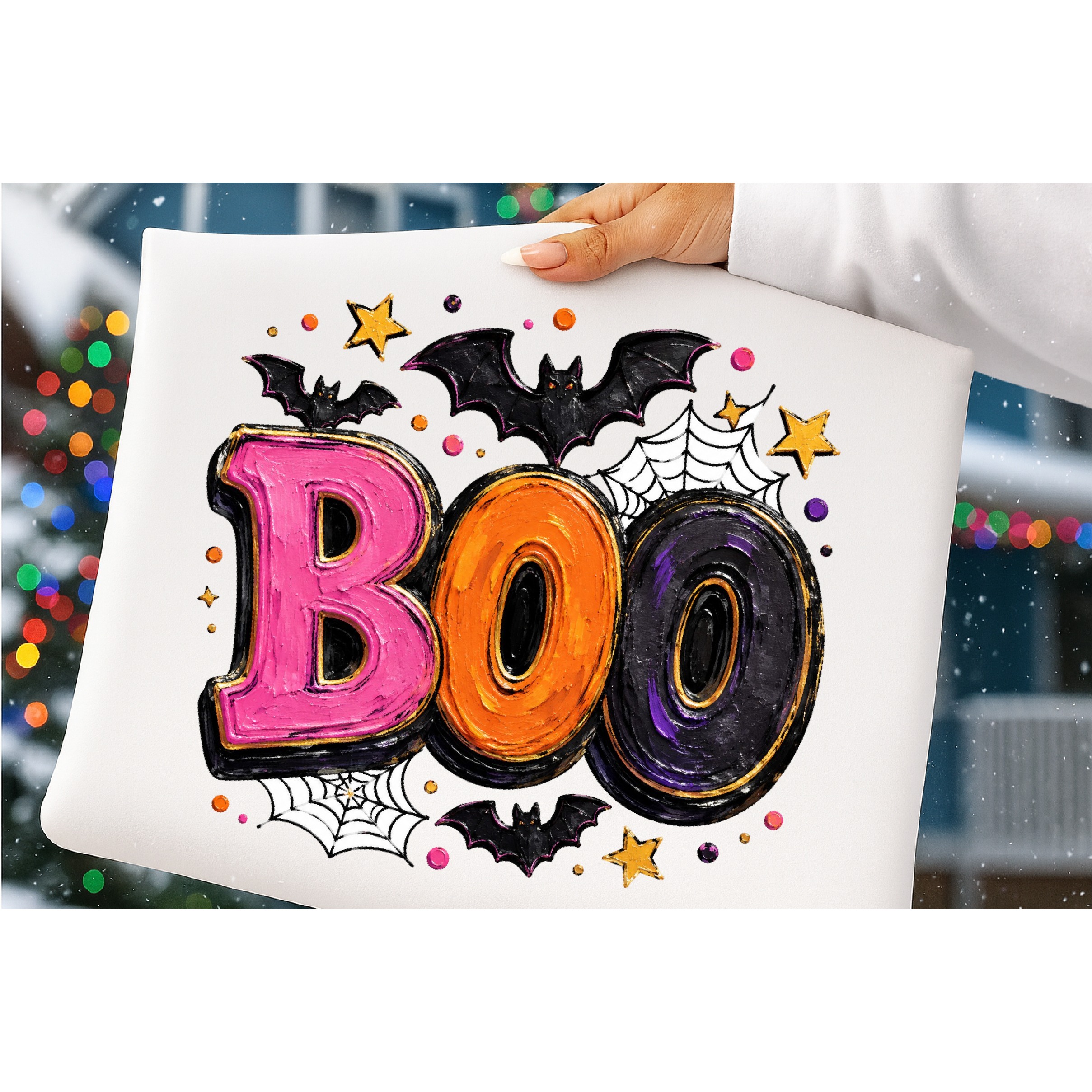 BOO Halloween Png 4