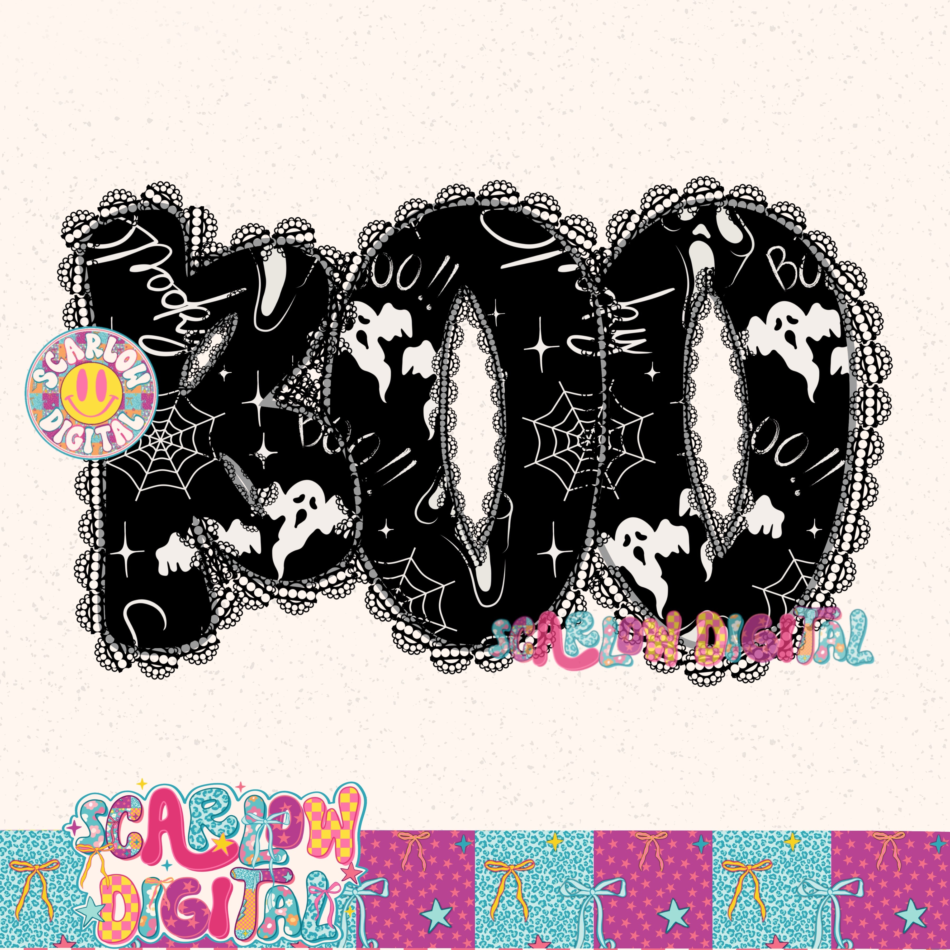 Boo PNG Digital Design 3